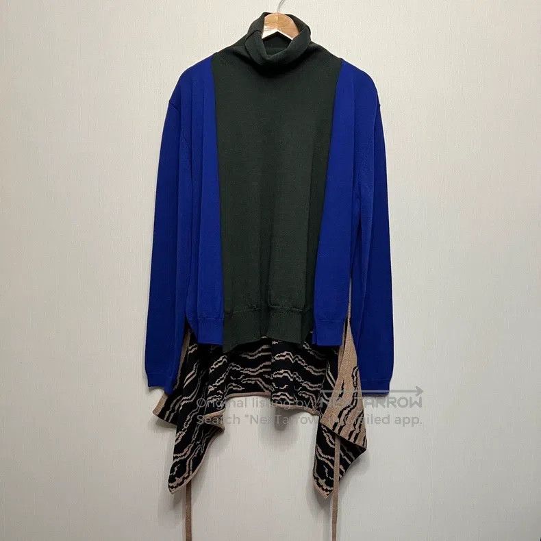Loewe Loewe Irregular Fake Two-Piece Wool Sweater Size M Size US M / EU 48-50 / 2 - 1 Thumbnail