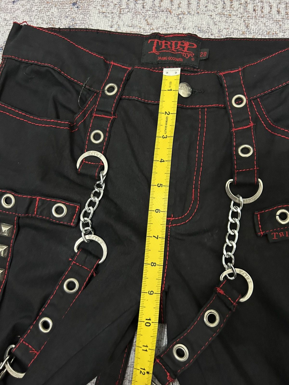 Tripp NYC Bondage Studded Pants