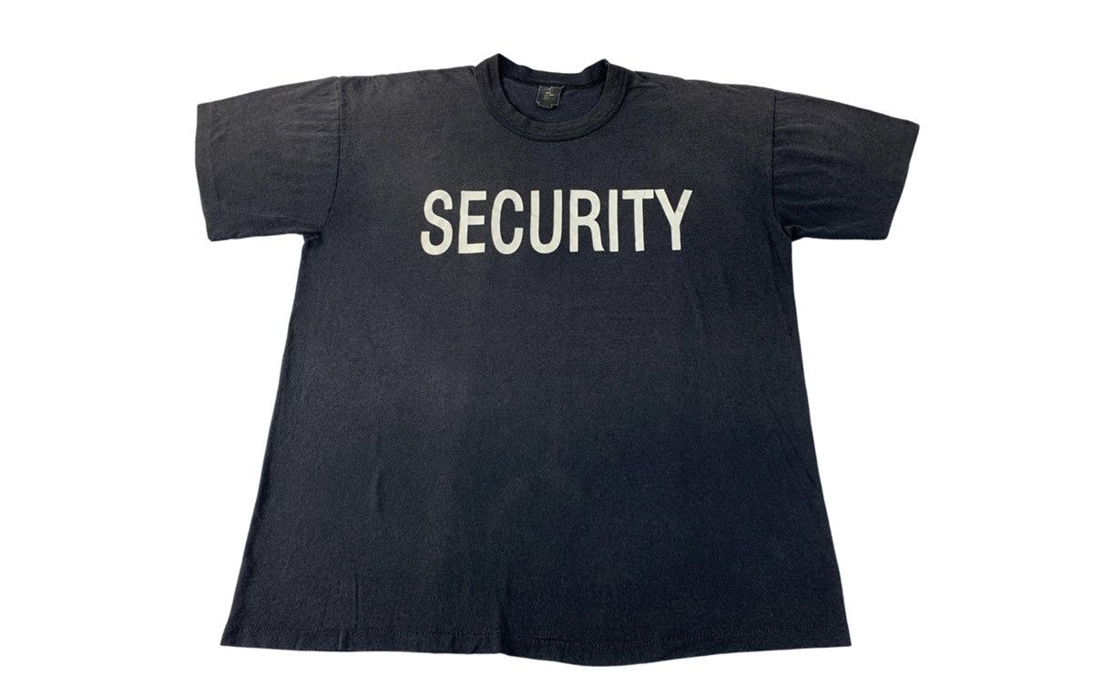 Uniform Wares 90s Security Event Bouncer Guard Staff Screen Crewneck Tee Size US XL / EU 56 / 4 - 1 Thumbnail