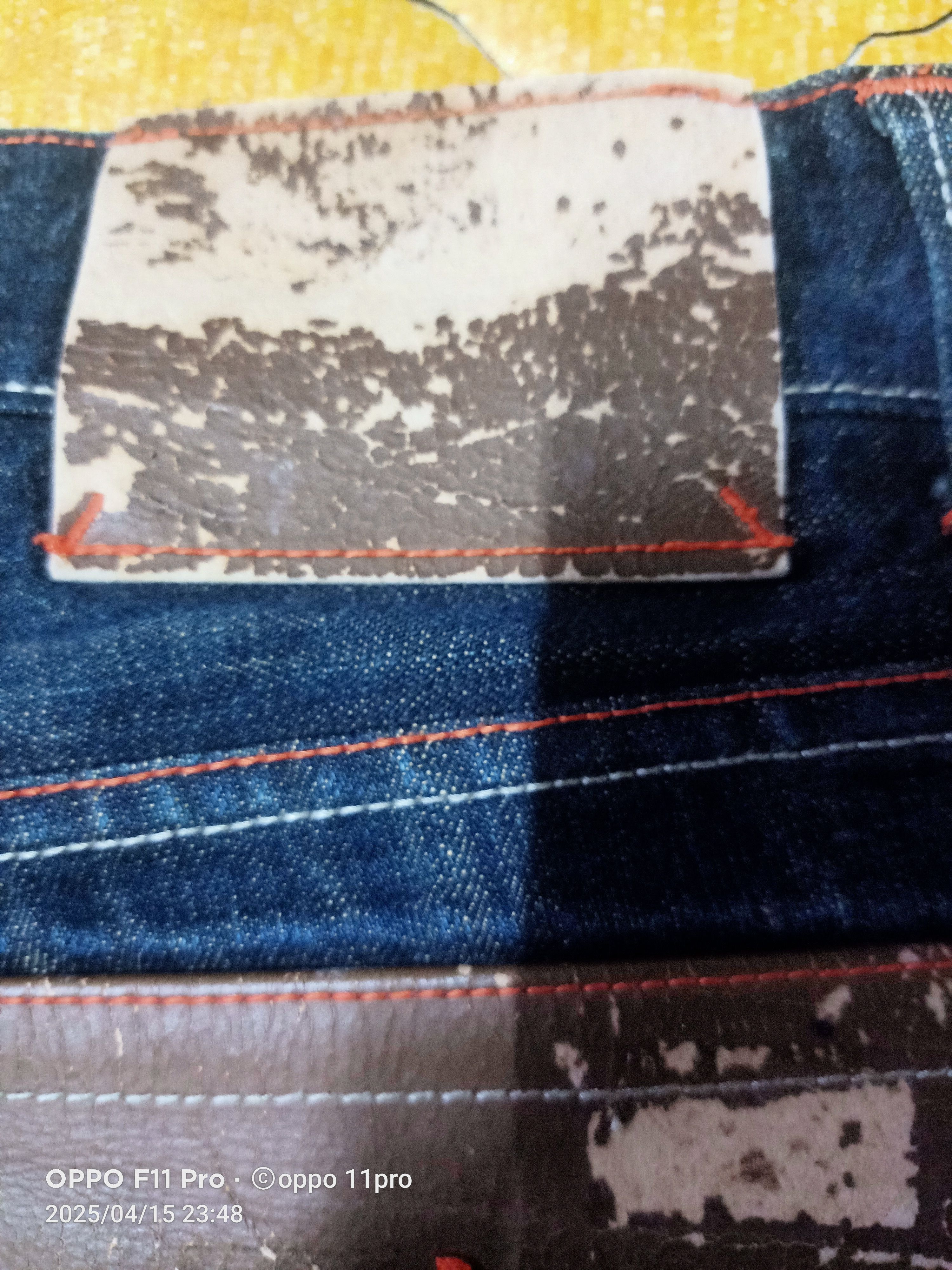 If Six Was Nine × Le Grande Bleu (L.G.B.) Wild Khakis Flare Denim Loose Rise Size US 31 - 18 Thumbnail