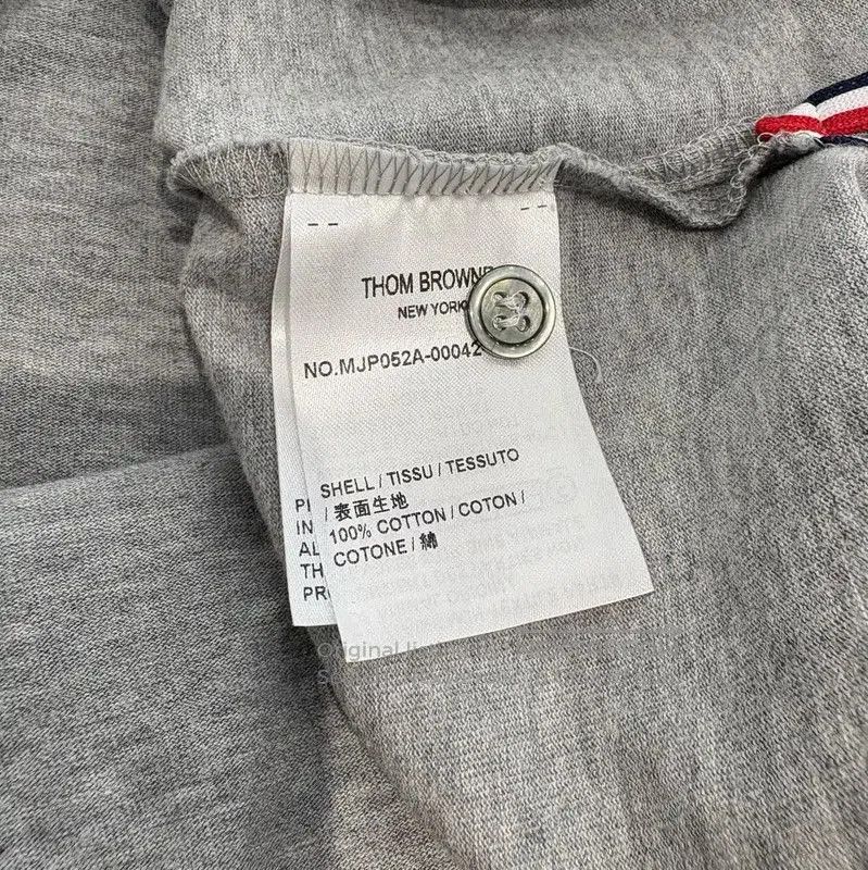 Thom Browne Thom Browne Men's Gray Short Sleeve Polo . Size US S / EU 44-46 / 1 - 7 Thumbnail