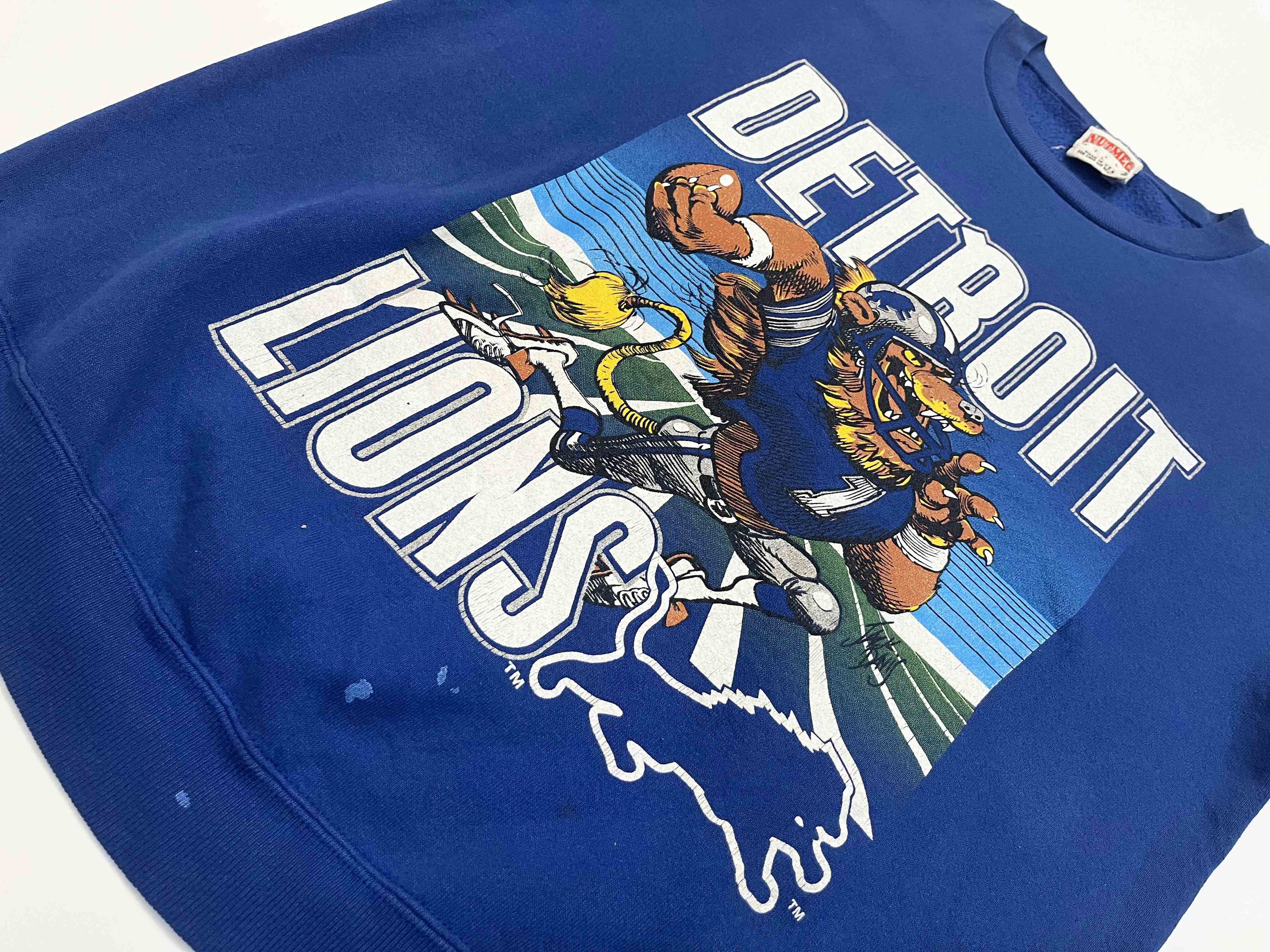 Nutmeg Vintage Nutmeg NFL Detroit Lions Crewneck Sweatshirt Size US L / EU 52-54 / 3 - 6 Thumbnail