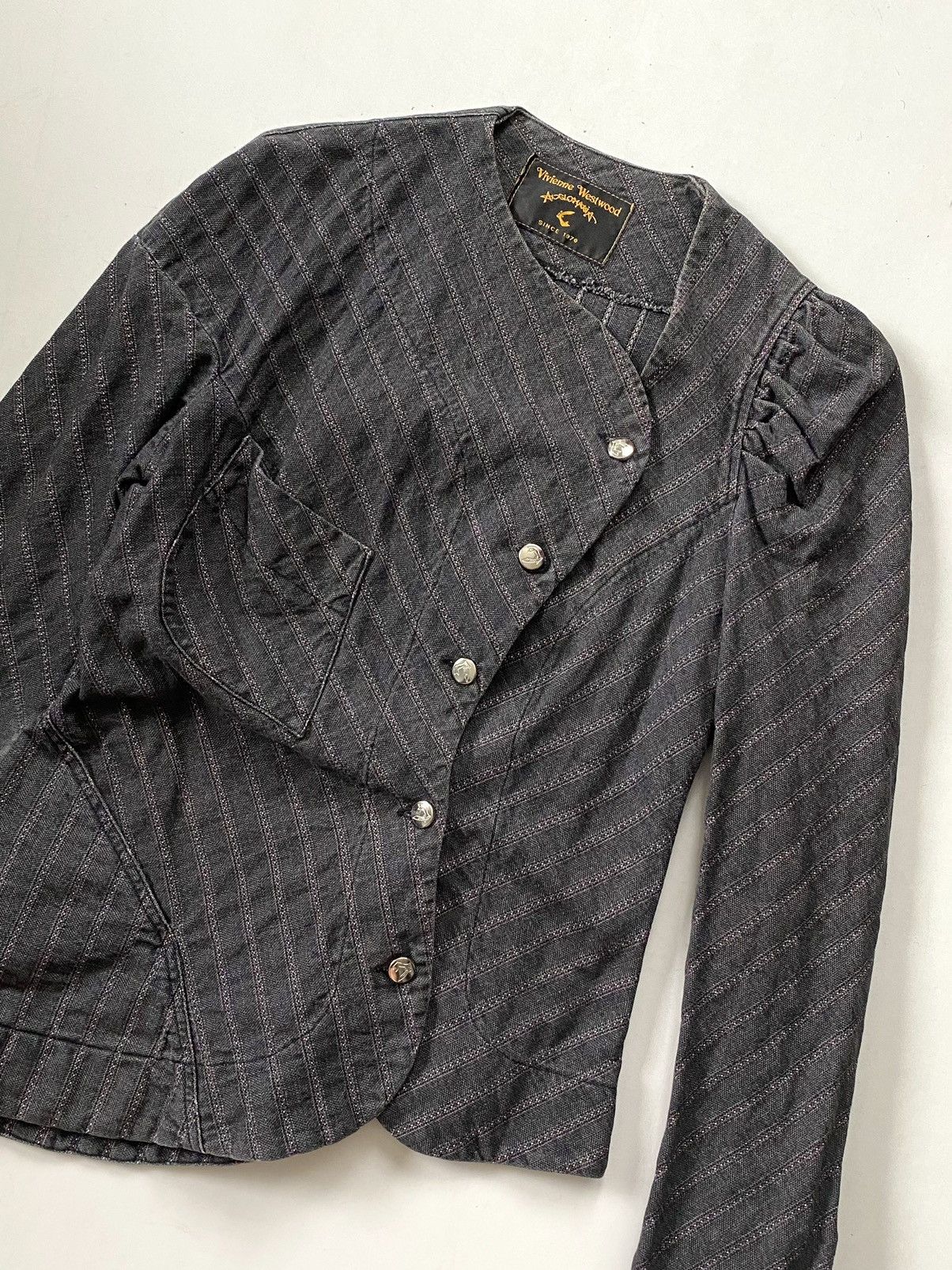 Vivienne Westwood 🔥Vintage 90s Vivienne Westwood Anglomania Drunken Jacket Size M / US 6-8 / IT 42-44 - 5 Thumbnail