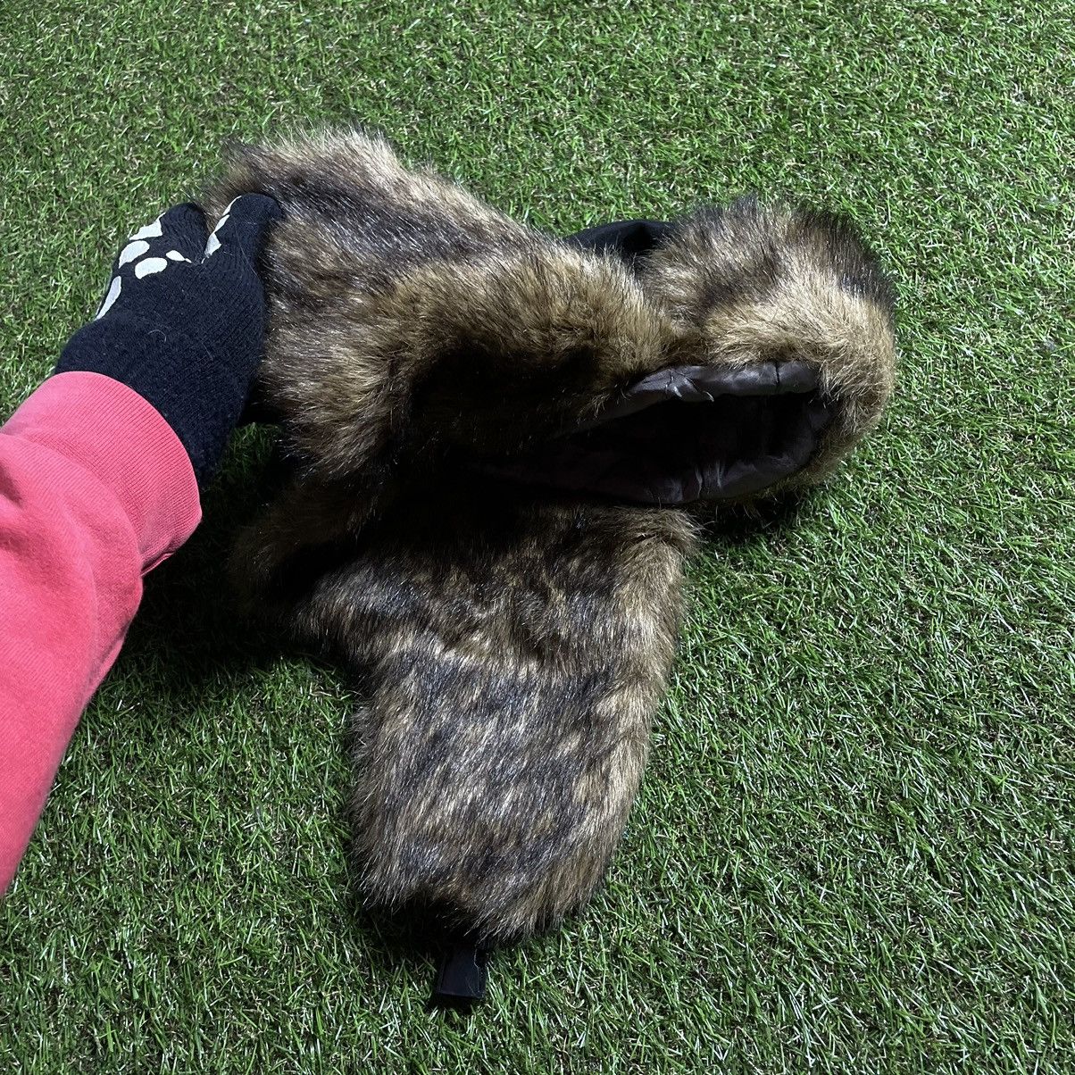 Vintage Vintage Y2K Fuzzy Mohair Beanie Ushanka Alt Goth Workwear OS Size ONE SIZE - 2 Thumbnail