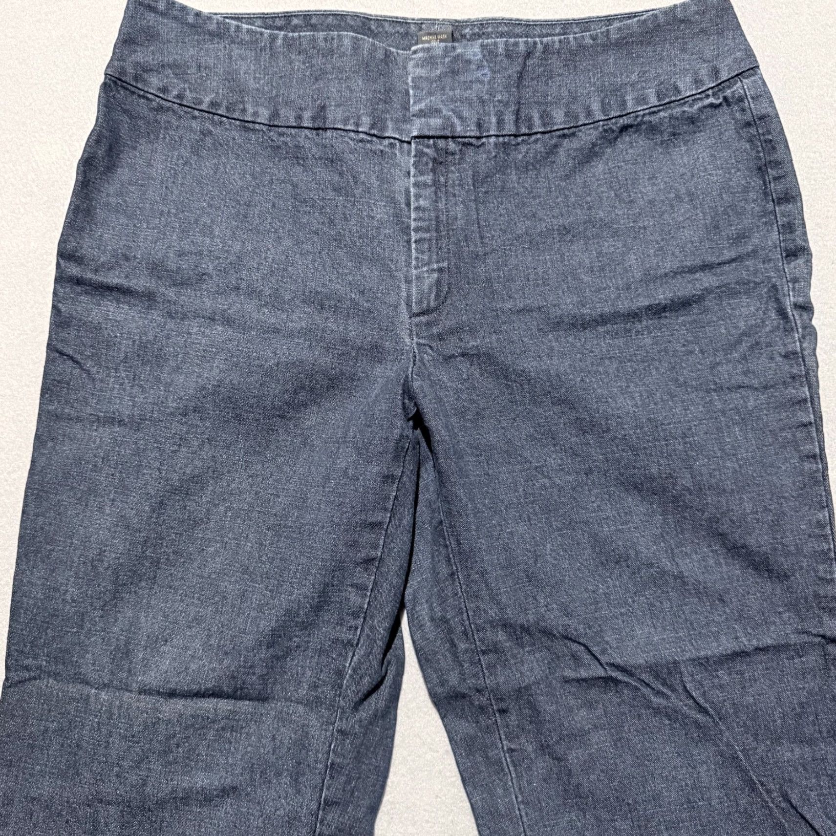 Banana Republic Banana Republic Jeans Women's Blue Crop Cuffed Zip Fly Martin Fit 10 Denim"} Size 32" / US 10 / IT 46 - 3 Thumbnail