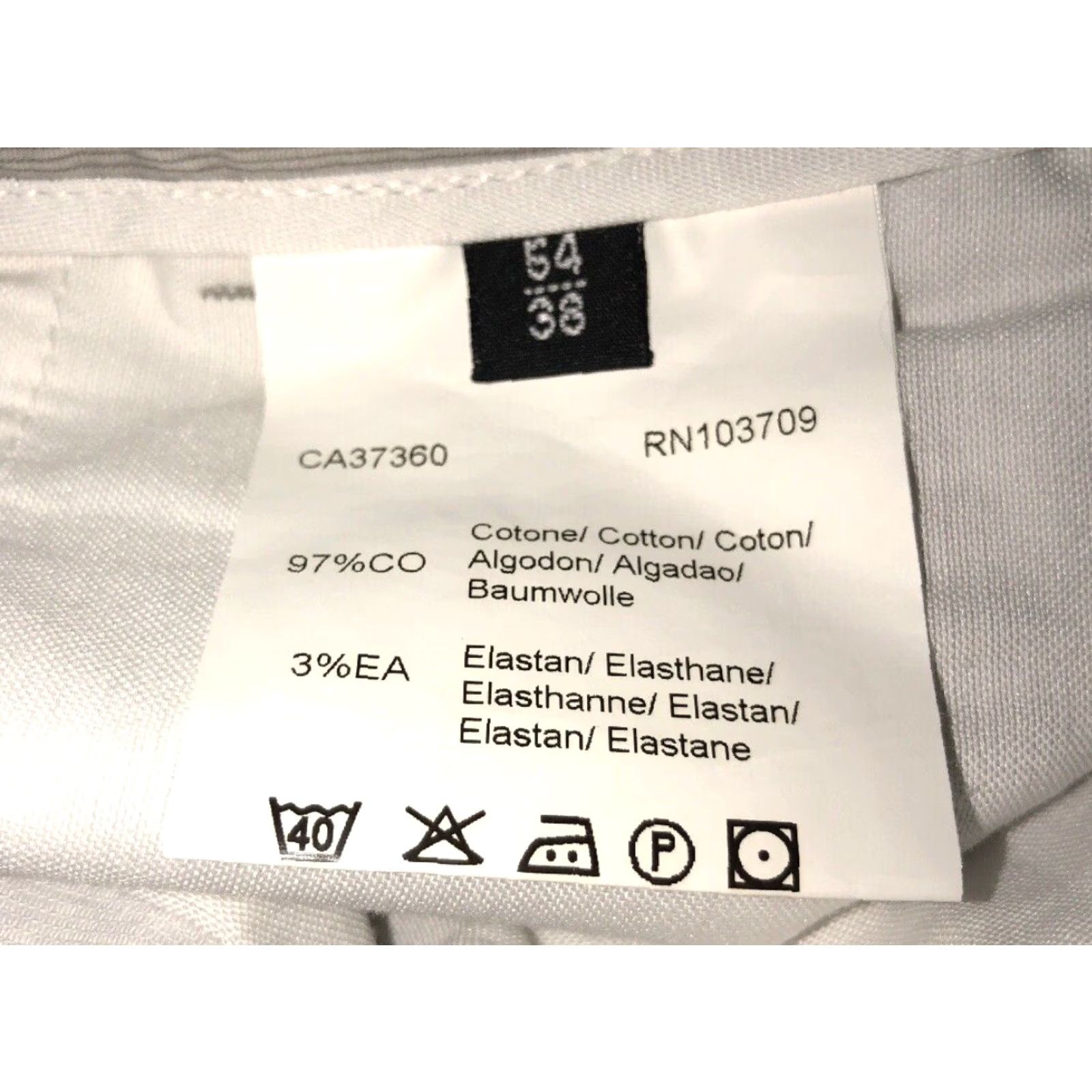 Garmin VINTAGE Armini Collection Mens Casual Pants Size 38 X 29 Pinstripe Beige Men's Clothing Size US 38 / EU 54 - 5 Thumbnail