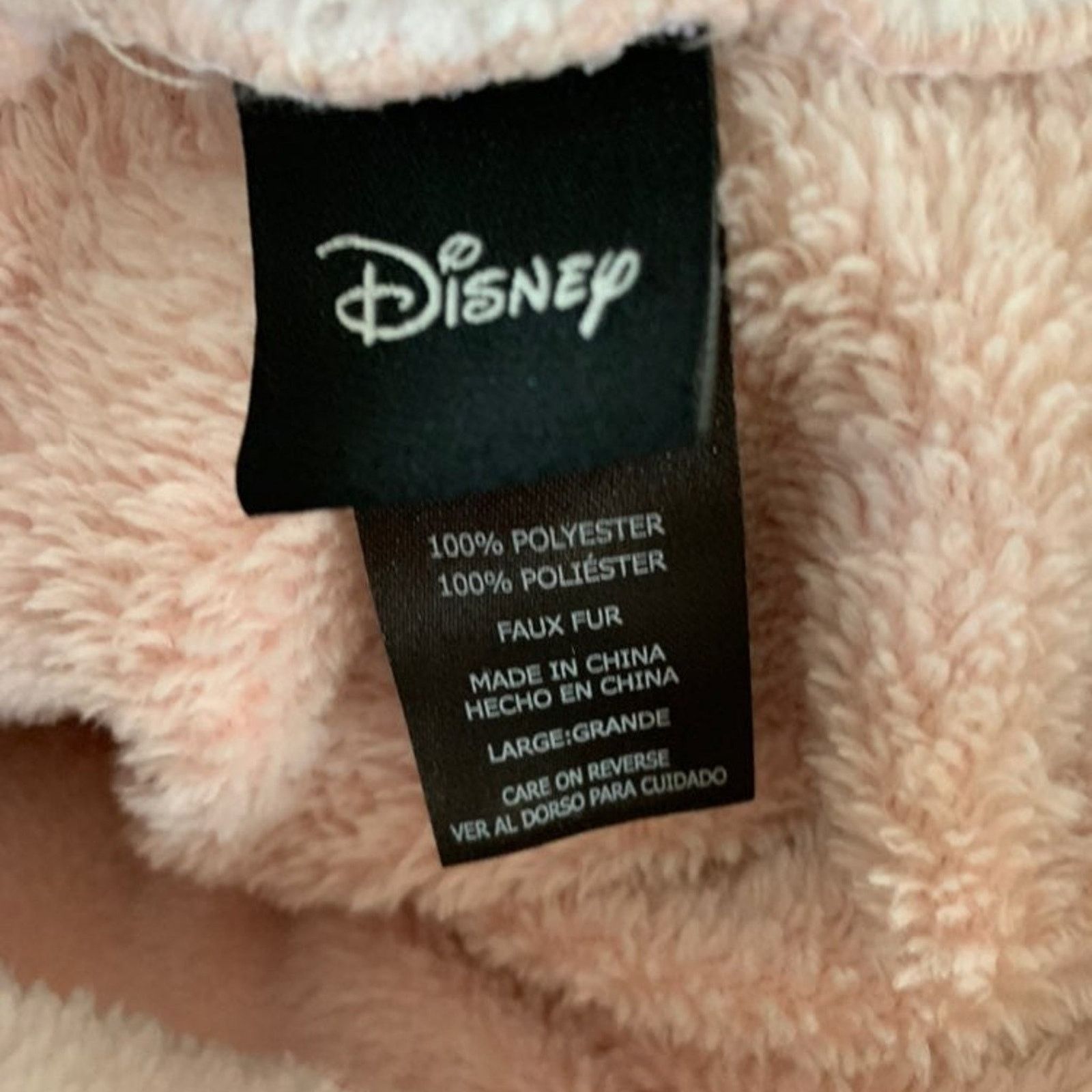 Disney Disney Womens size Large Tunic Hooded Top Fleece Cozy Pink Size L / US 10 / IT 46 - 8 Thumbnail