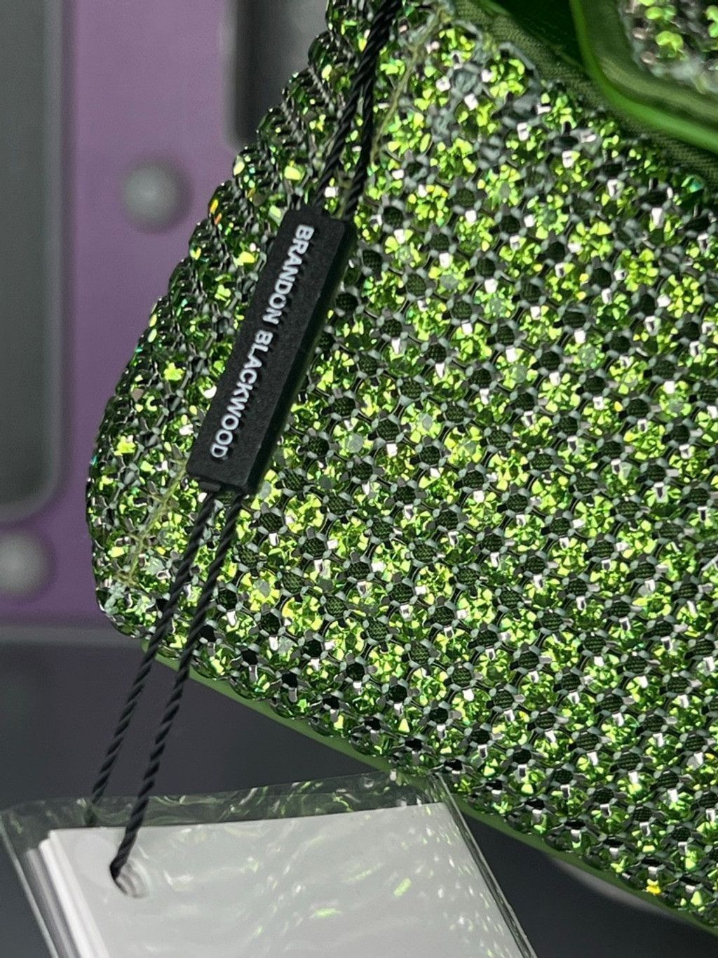 Brandon Blackwood Brandon Blackwood Micro Nia Green Crystal Size ONE SIZE - 12 Thumbnail