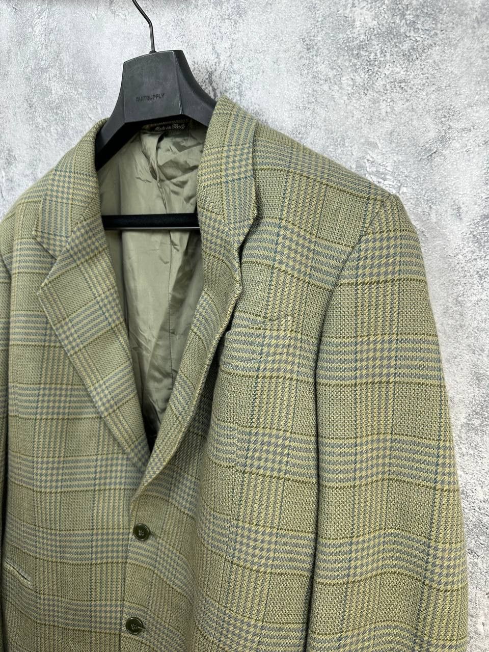 Giorgio Armani Giorgio Armani Le Collezioni Wool Plaid Tailored Blazer Size 54R - 5 Thumbnail