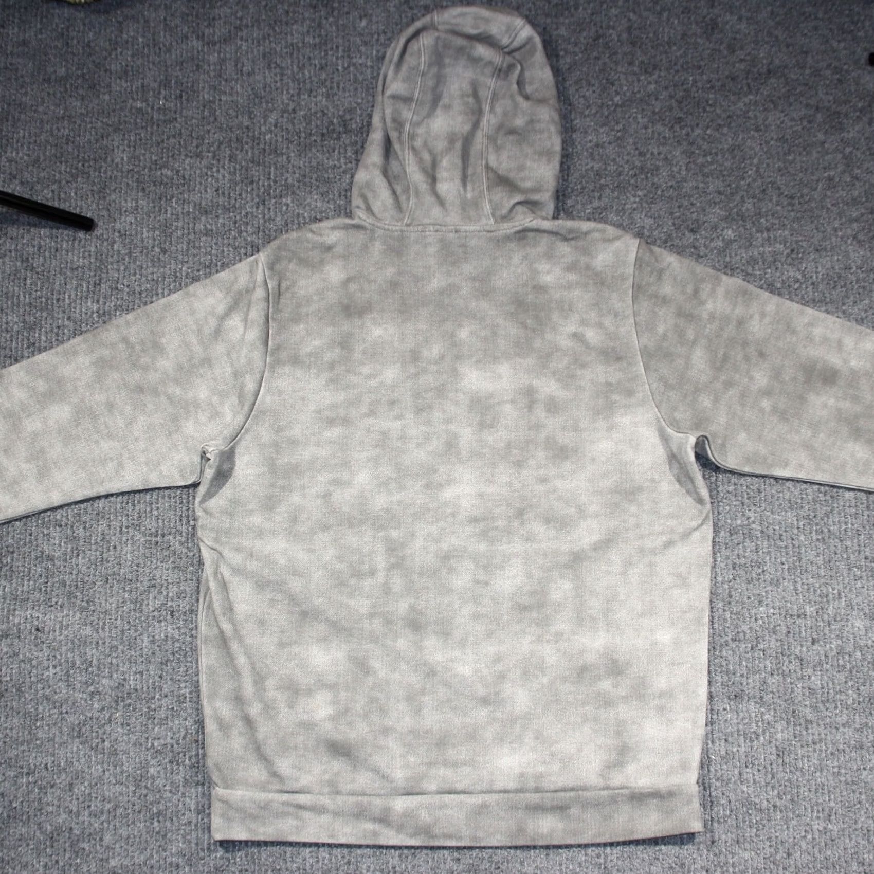 Adidas Adidas Hoodie Mens Medium Gray Acid Wash Sports Activewear Drawstrings Stretch Shirt Size US M / EU 48-50 / 2 - 6 Thumbnail