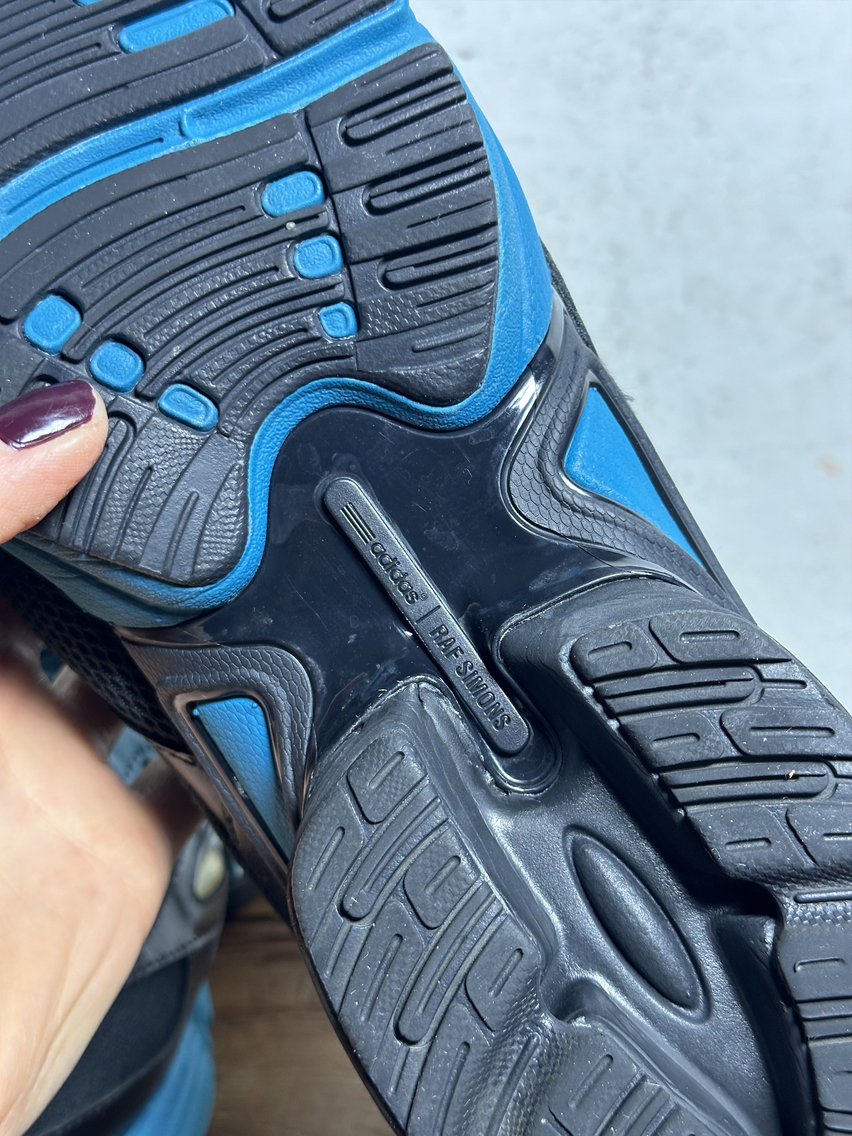 Adidas × Raf Simons Raf Simons x Replicant Ozweego Black Colonial Blue Size US 10 / EU 43 - 10 Thumbnail