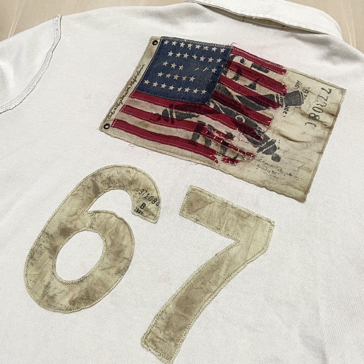 Polo Ralph Lauren 💥RARE💥 Vintage Polo Ralph Lauren #67 Rugby Usa Flag Big Logo Size US S / EU 44-46 / 1 - 6 Thumbnail