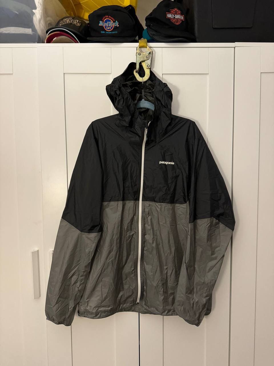 Vintage '92 Patagonia Skanorak Jacket - Navy & Light Blue