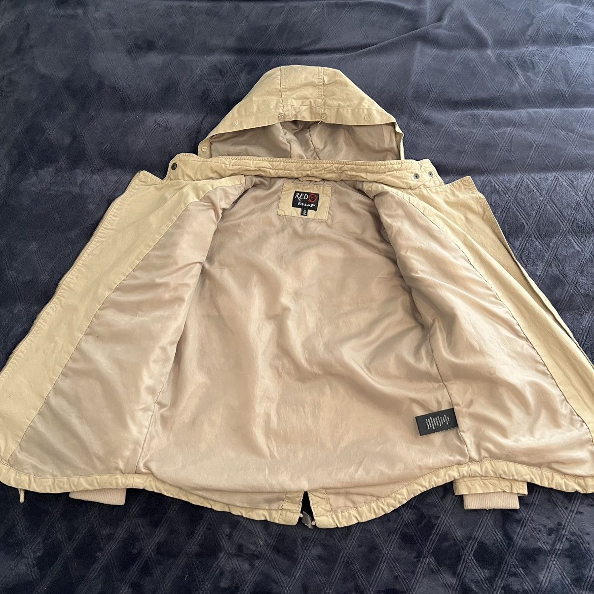 Other Beige/Khaki Women’s Size M Red Snap Coat Size M / US 6-8 / IT 42-44 - 3 Thumbnail
