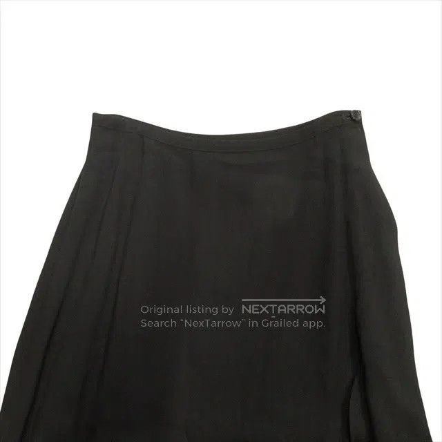Comme des Garcons Comme Des Garcons size M Black wool bell-shaped pleated wr Size 23" - 3 Thumbnail