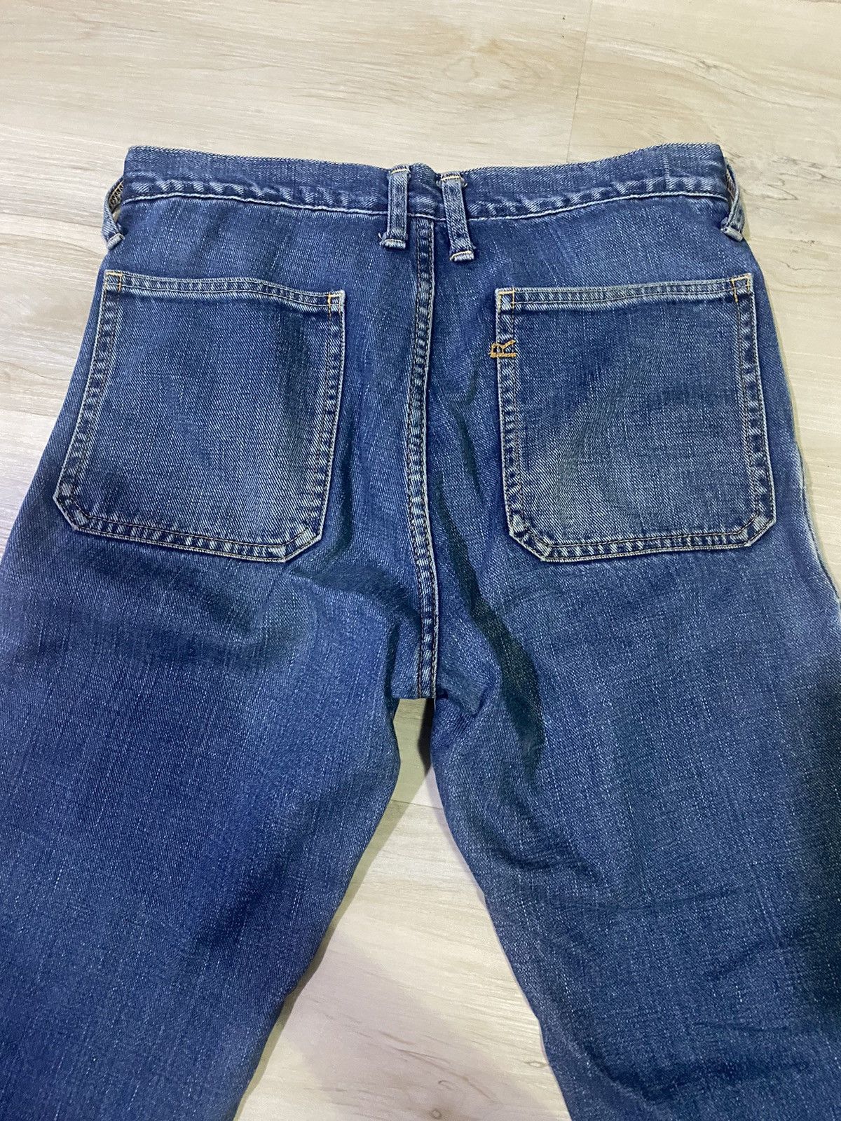 45rpm × If Six Was Nine Vintage 45rpm distressed denim Size US 29 - 4 Thumbnail