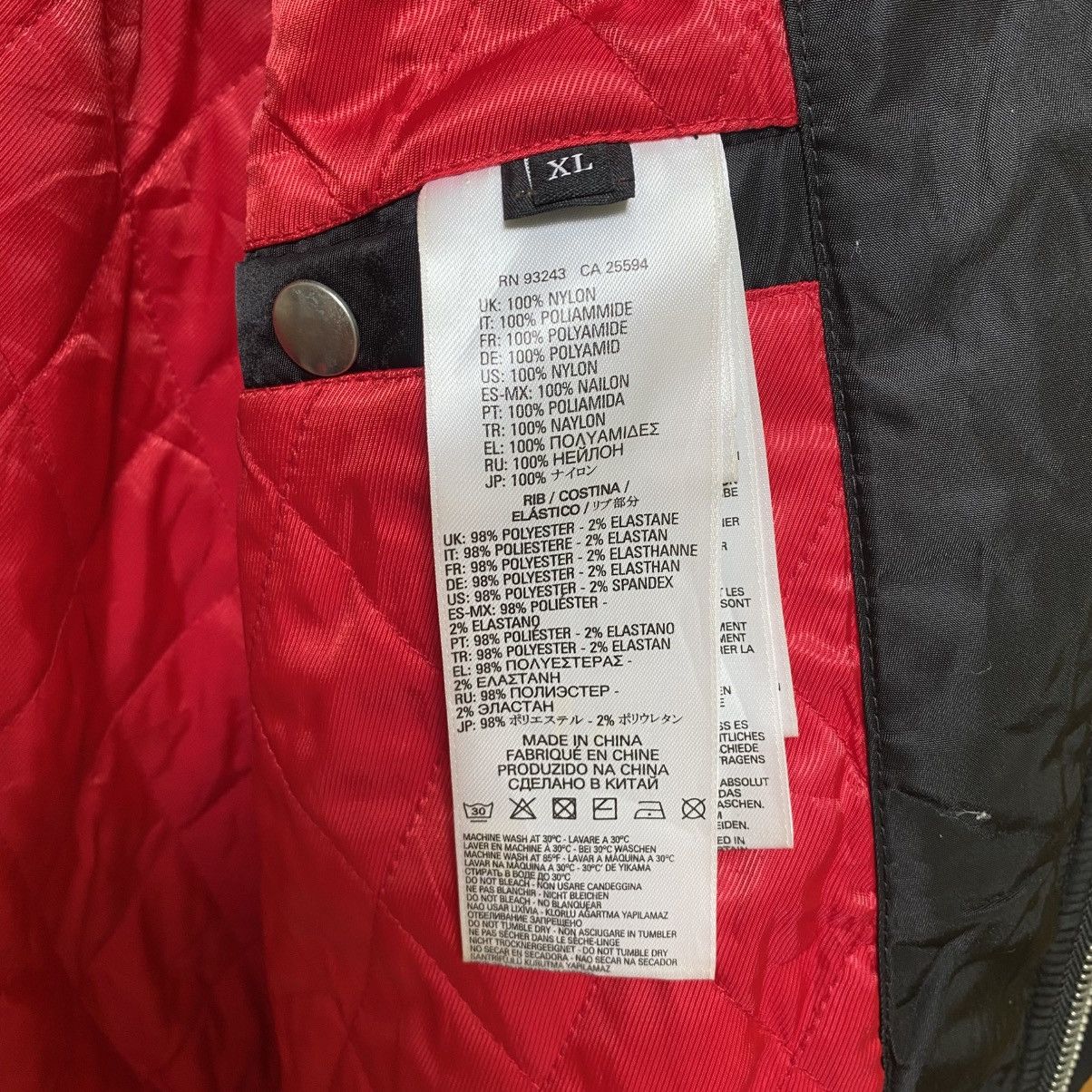 Diesel 💥DIESEL BLACK BIKER BOMBER JACKET Size US XL / EU 56 / 4 - 10 Thumbnail