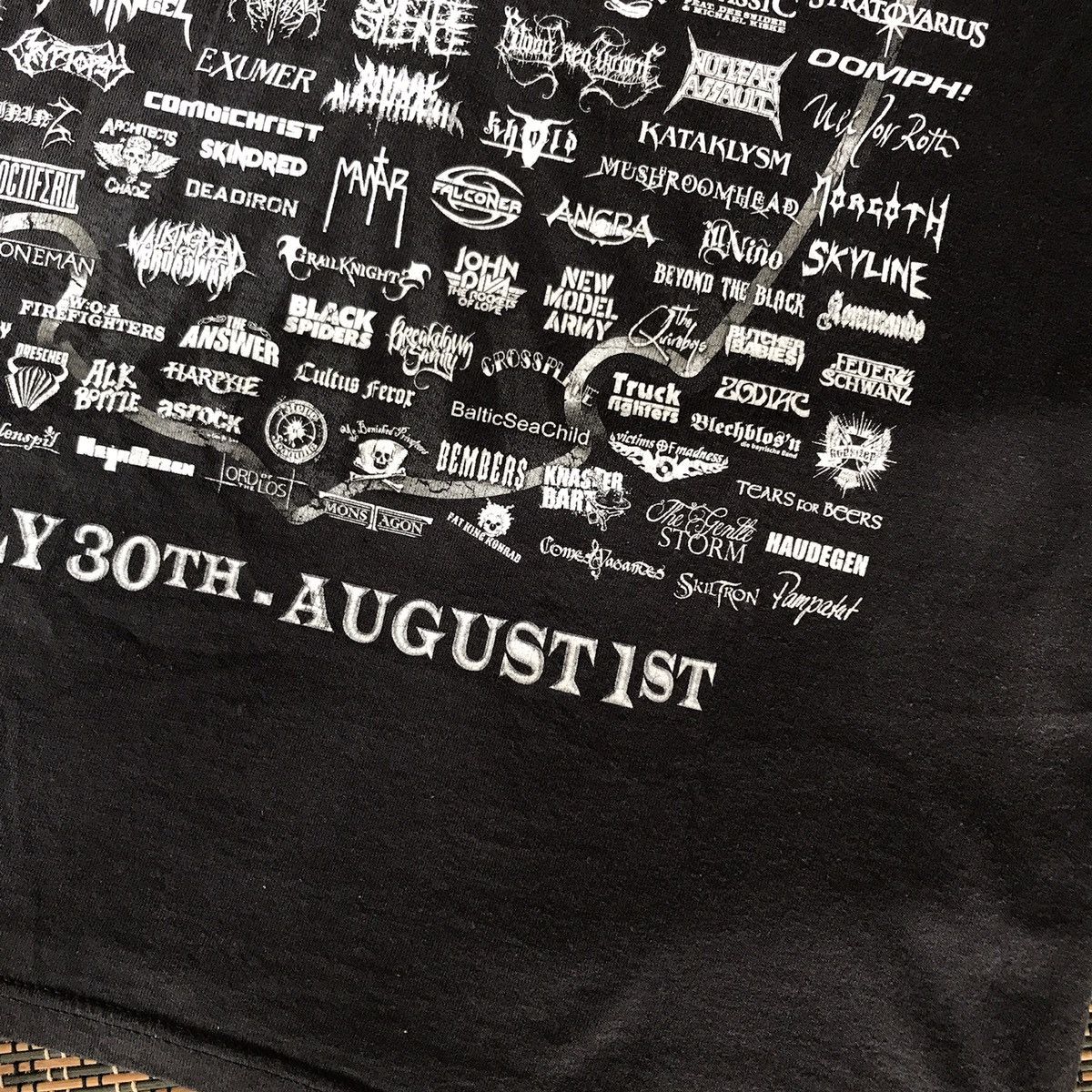 Band Tees Wacken Festival 2015 Tshirt Size US L / EU 52-54 / 3 - 11 Thumbnail