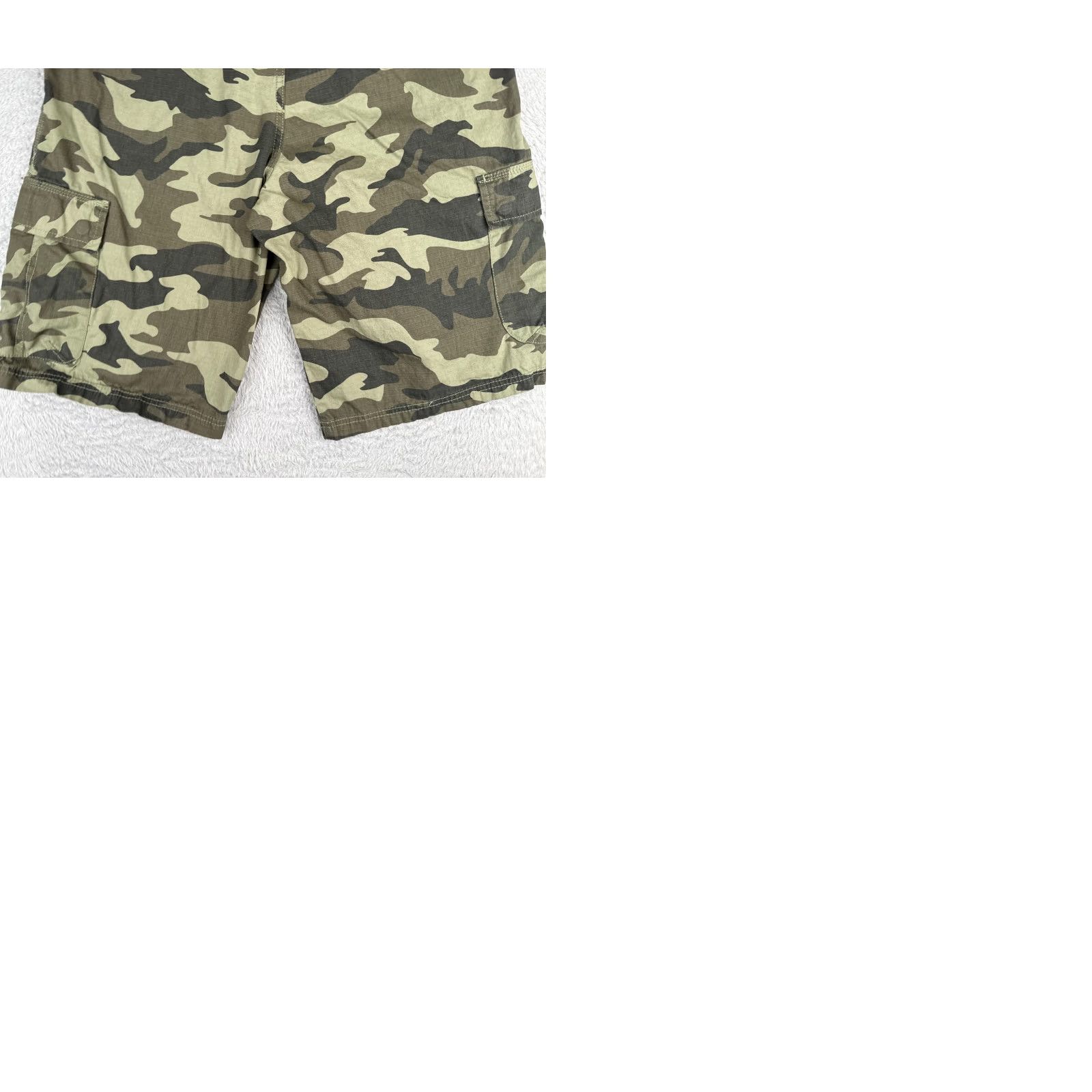 Vintage Company81 Shorts Men 38 Green Camo Cargo Rip-Stop Belted 100% Cotton NEW Size US 38 / EU 54 - 10 Thumbnail