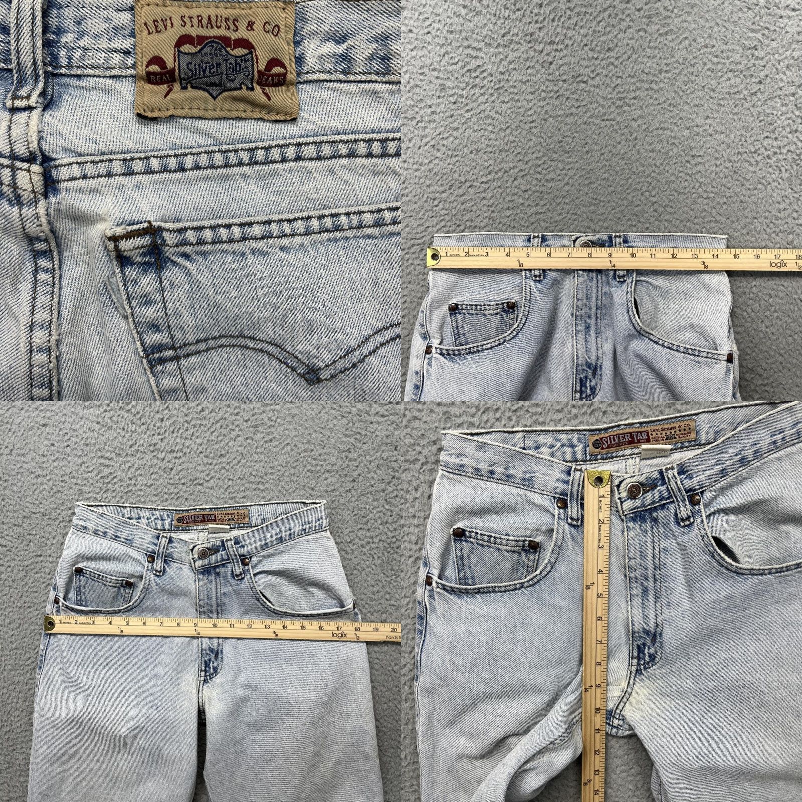 Levi's VINTAGE Levi's Silvertab 560 Jeans Mens 29x34 Grunge Wash Relaxed Tapered 90s Size US 29 - 9 Thumbnail