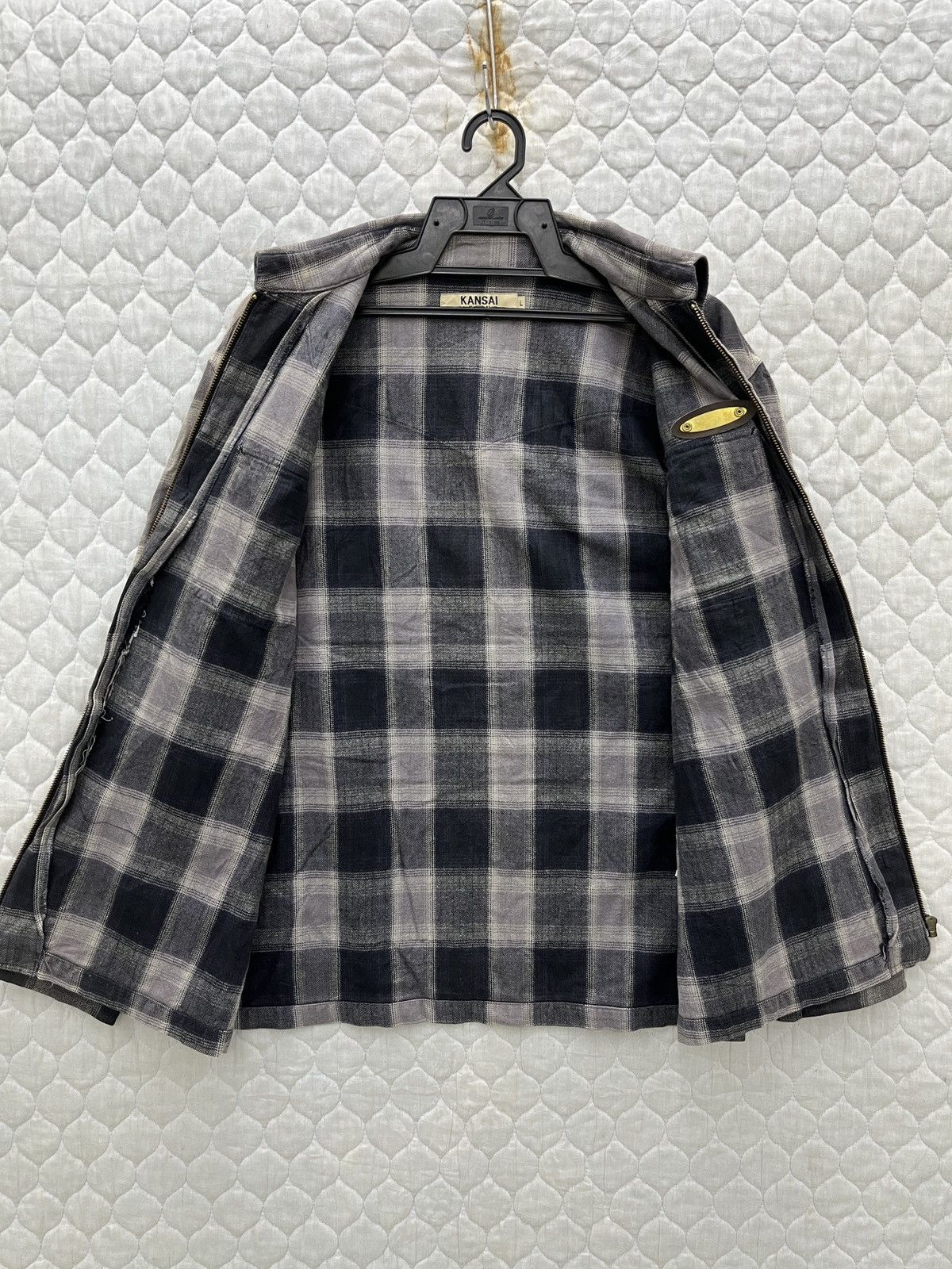 Kansai Yamamoto 🔥🔥🔥VTG KANSAI JEANS ZIPPER SHIRTS Size US M / EU 48-50 / 2 - 7 Thumbnail