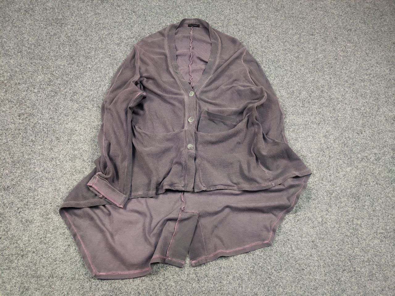 Other Grizas garment dyed Knit Lagenlook Oversized Long Cardigan Size M / US 6-8 / IT 42-44 - 2 Thumbnail