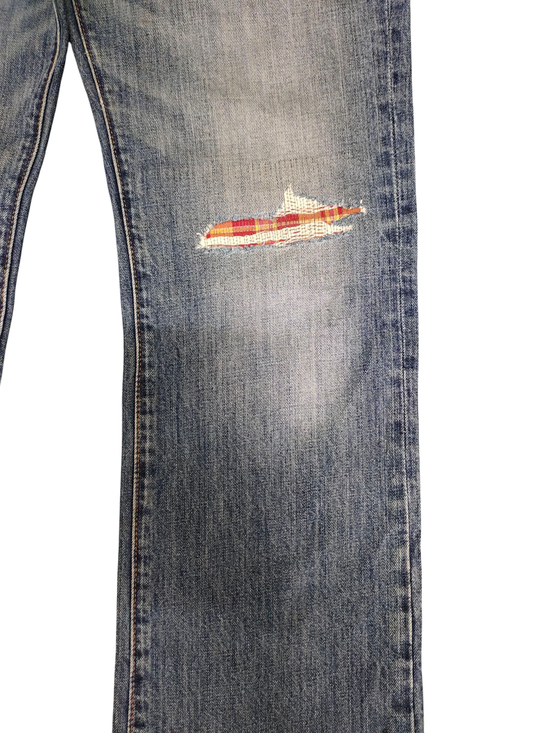 Abercrombie & Fitch Vintage Y2k Abercrombie & Fitch Clawmark Distress Jeans Size US 31 - 3 Thumbnail