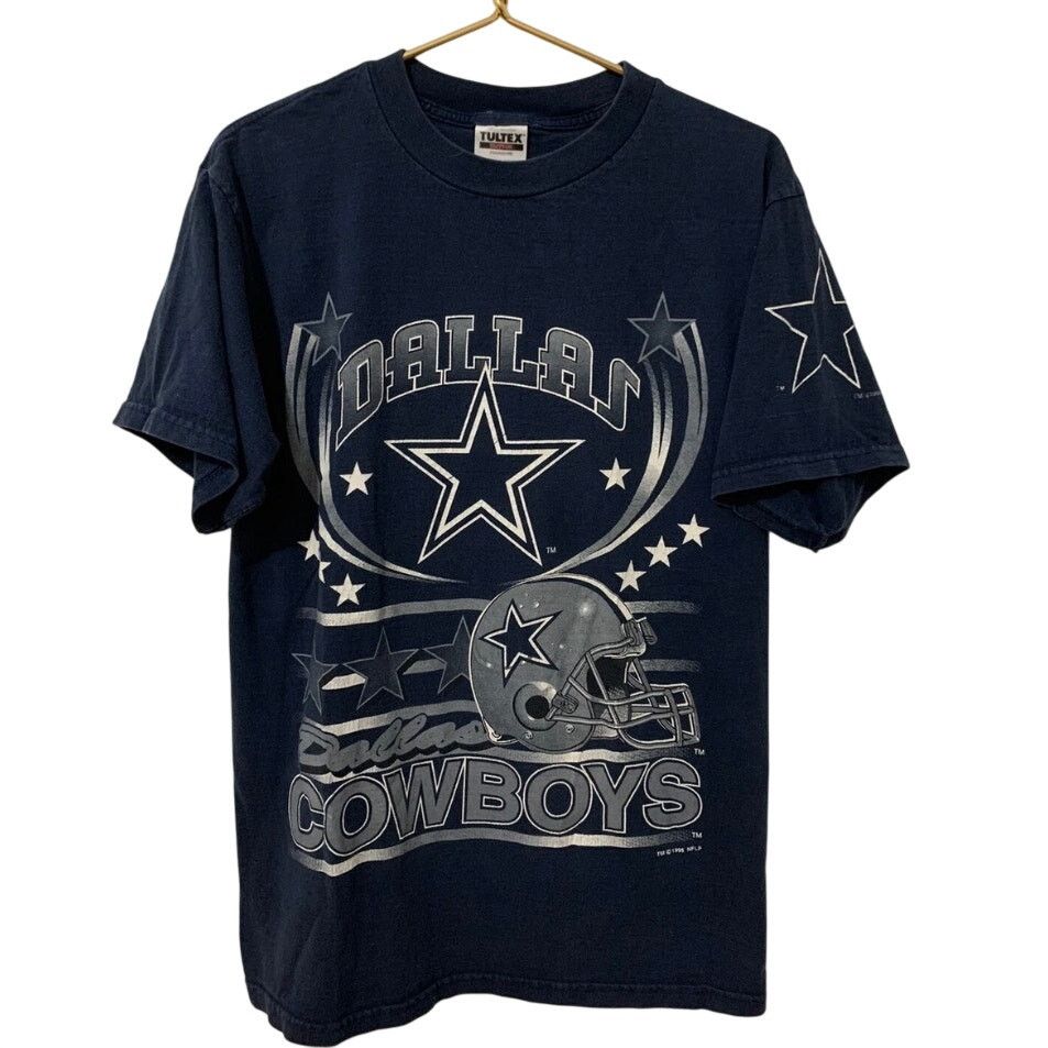 Tultex Vintage 90s Dallas Cowboys NFL Graphic T Shirt Tultex Large Size US L / EU 52-54 / 3 - 1 Thumbnail