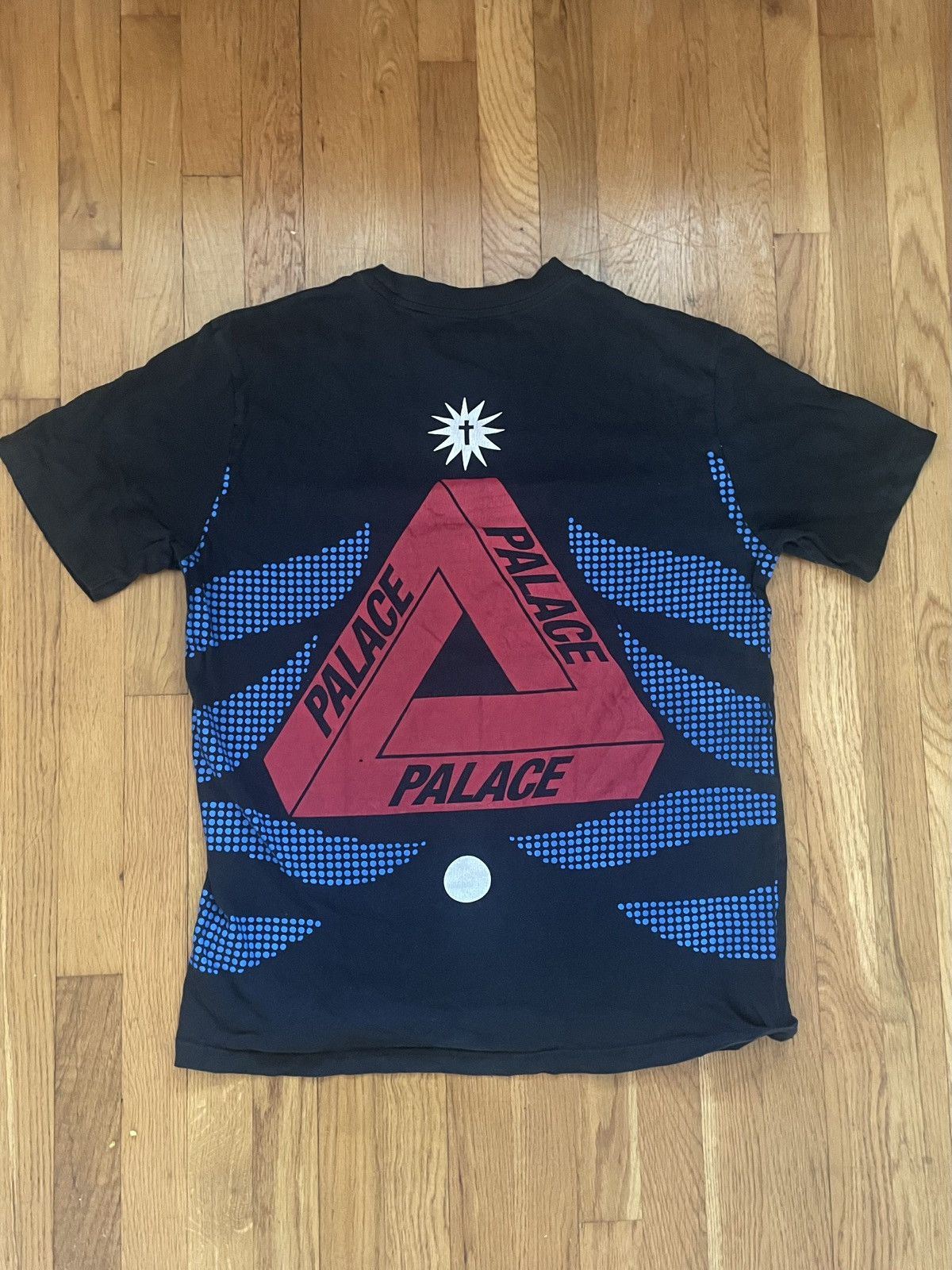 Palace Palace FW15 Tri Ferg Cross Tee Size US XL / EU 56 / 4 - 5 Thumbnail