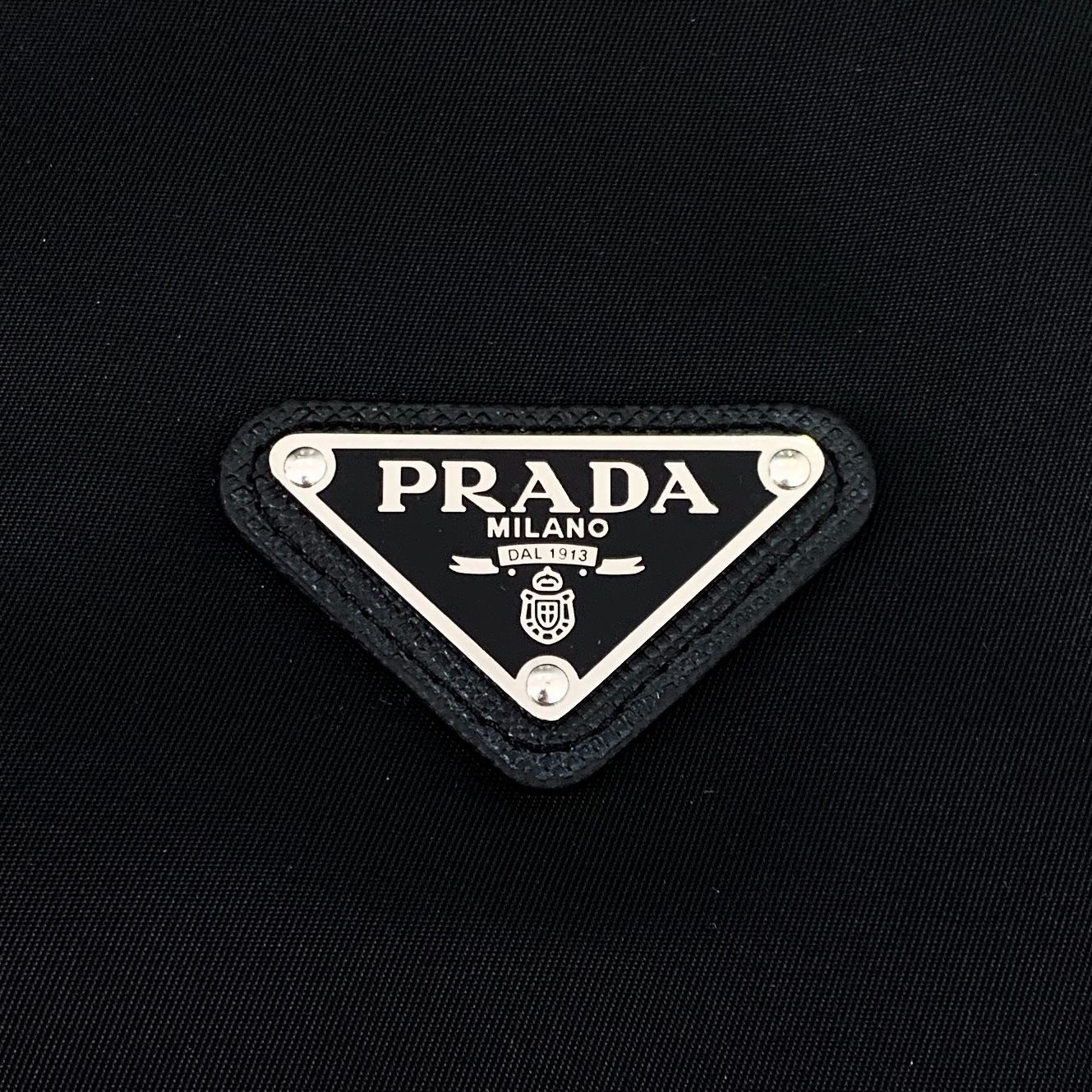 Prada Prada Black Full-Zip Bomber Jacket With Logo Patch For Men S Size L / US 10 / IT 46 - 5 Thumbnail