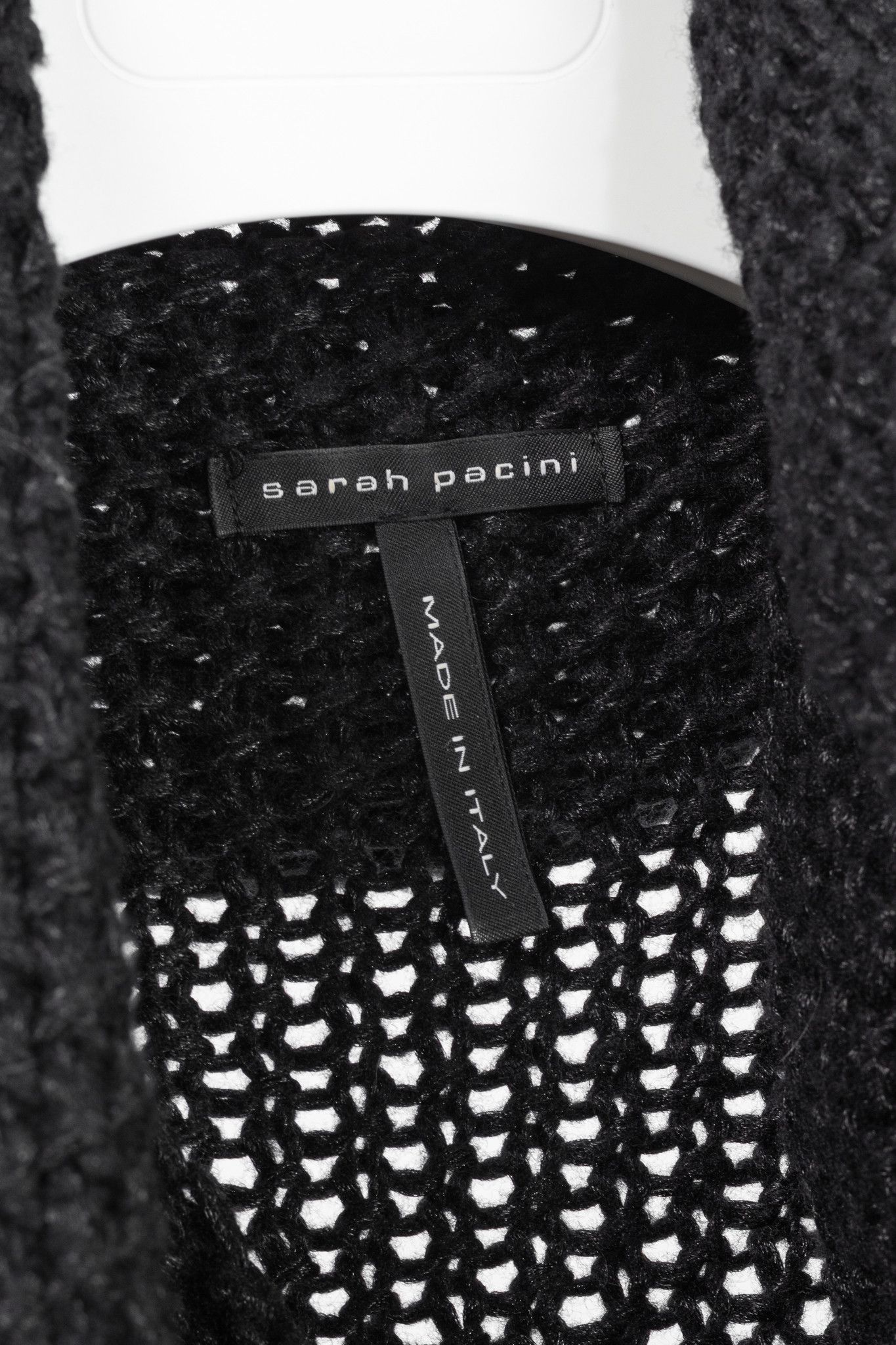 Sarah Pacini Sarah Pacini Wool-Blend Cable-Knit Crossover Cowl Sweater Size ONE SIZE - 4 Thumbnail