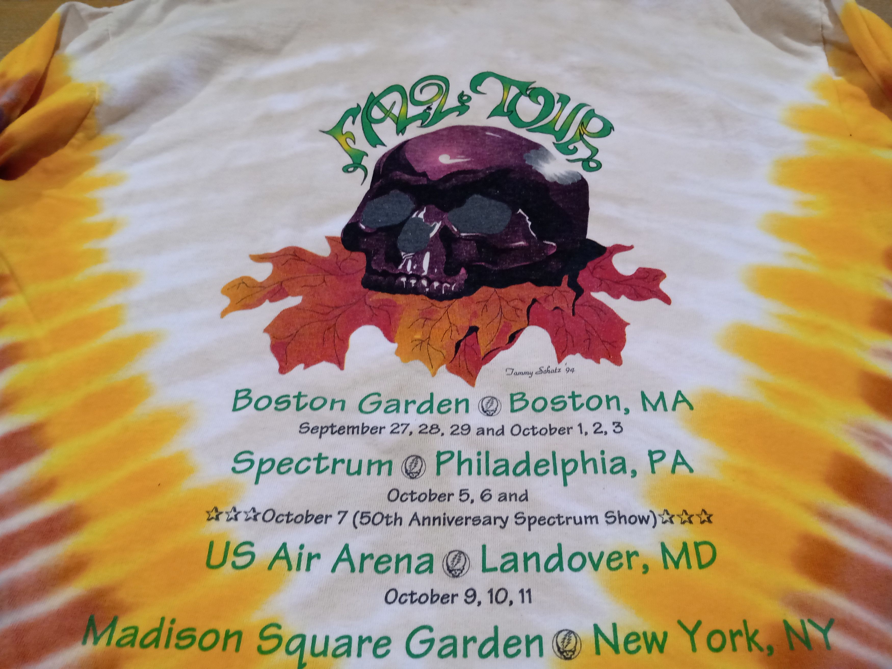 Anvil × Grateful Dead × Vintage Vintage Grateful Dead Long Sleeve Shirt Anvil 1994 Fall Tour Size US M / EU 48-50 / 2 - 9 Thumbnail