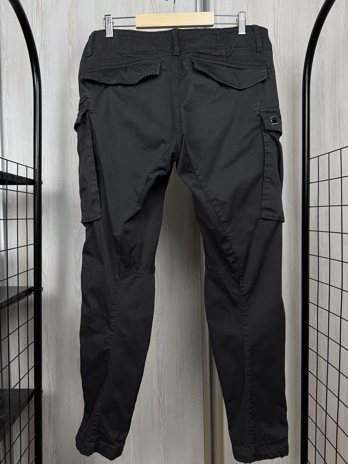 G-Star G-Star Raw Rovic Zip 3D Straight Tapered Grey Cargo pants Size US 33 - 7 Thumbnail