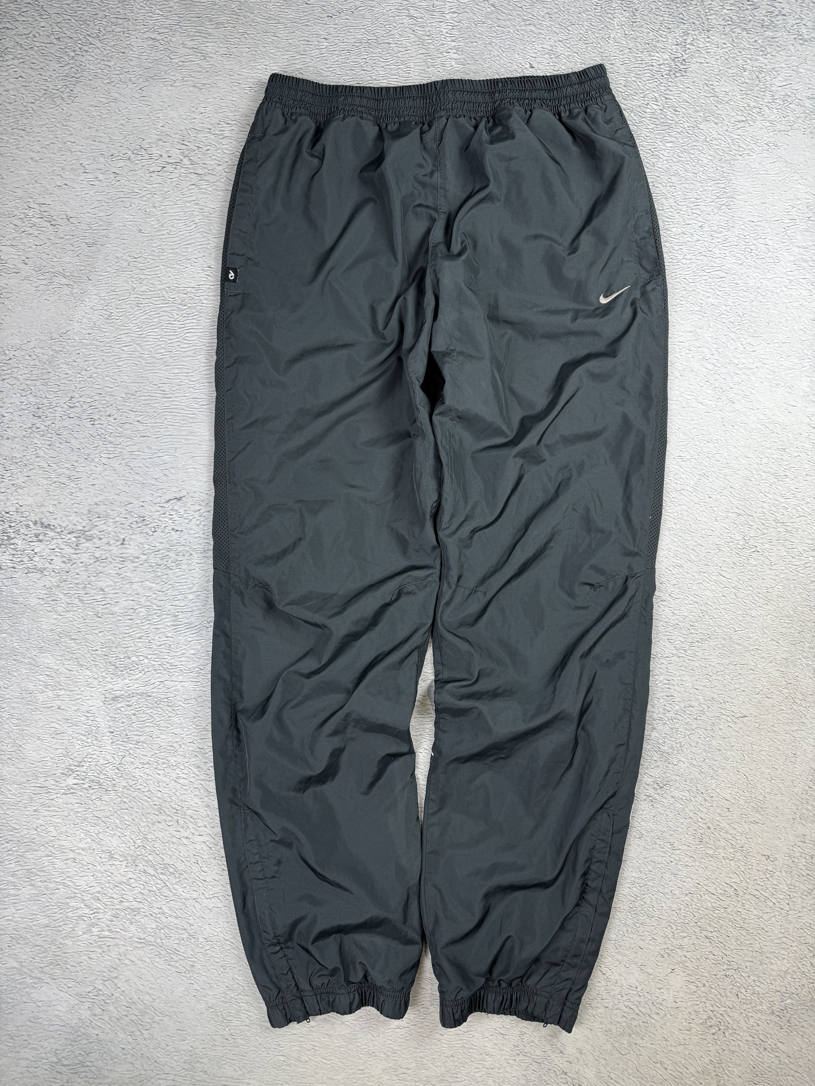 Nike × Vintage Nike Vintage Track Pants Nylon Parachute Windbreaker Grey Size US 32 / EU 48 - 3 Thumbnail