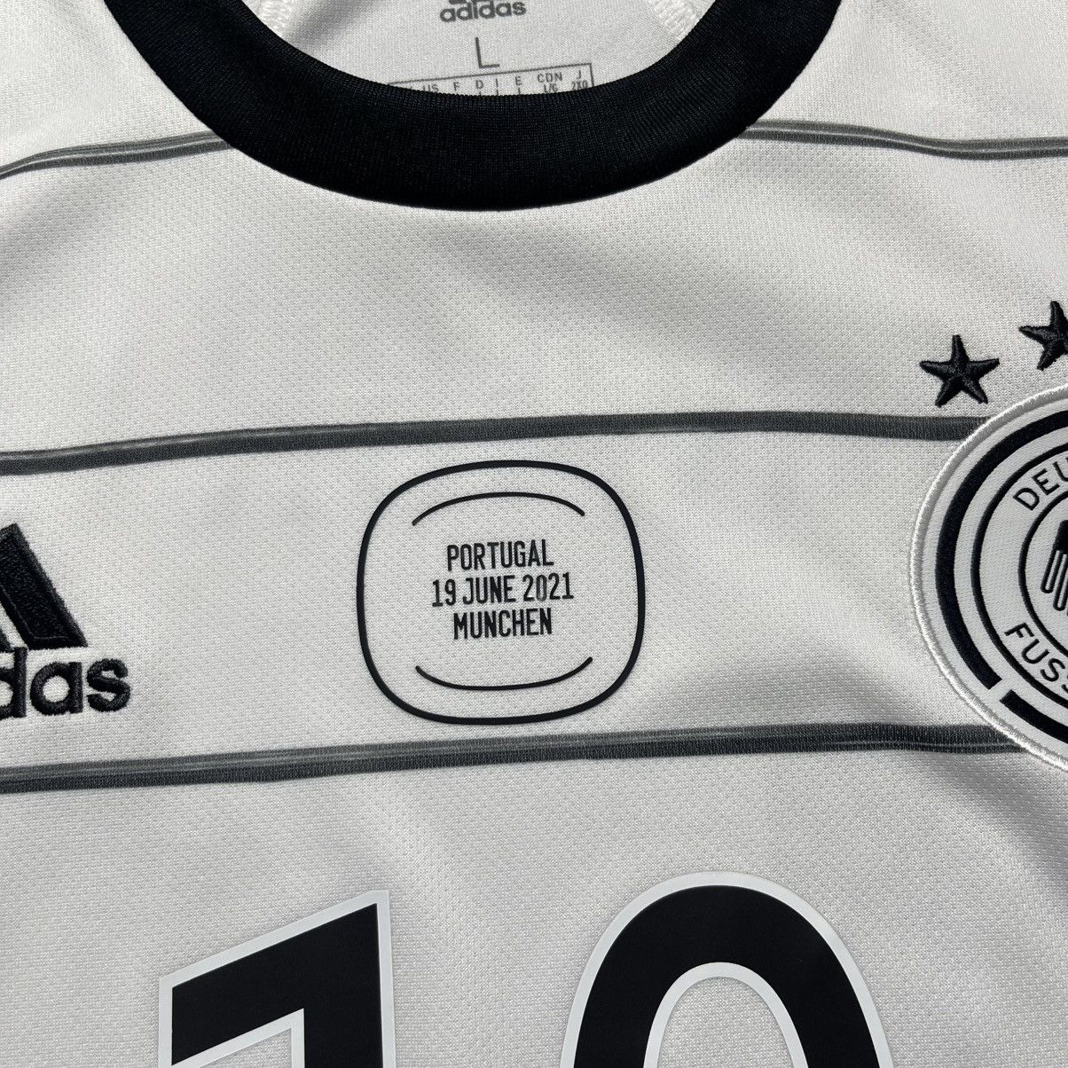 Adidas GERMANY ADIDAS 2020 EURO FOOTBALL HOME JERSEY #10 GNABRY Size US L / EU 52-54 / 3 - 5 Thumbnail