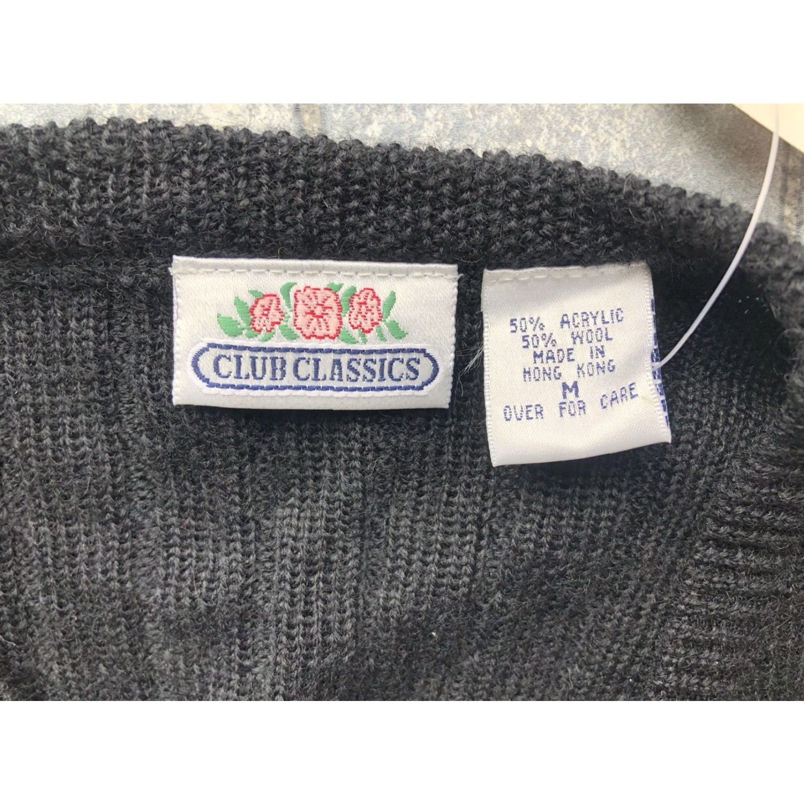 Vintage NWT Club Classics Vest Wool Acrylic Size M Black Womens Size M / US 6-8 / IT 42-44 - 5 Thumbnail