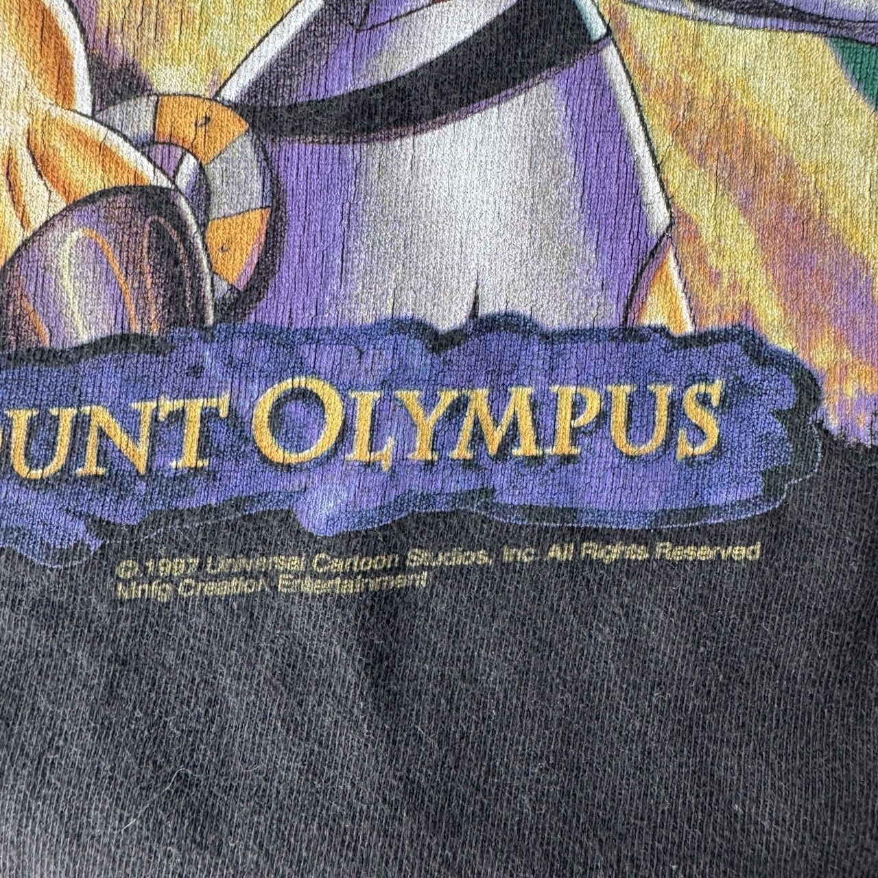 Vintage 90s Hercules Xena The Black Battle 1997 Tee