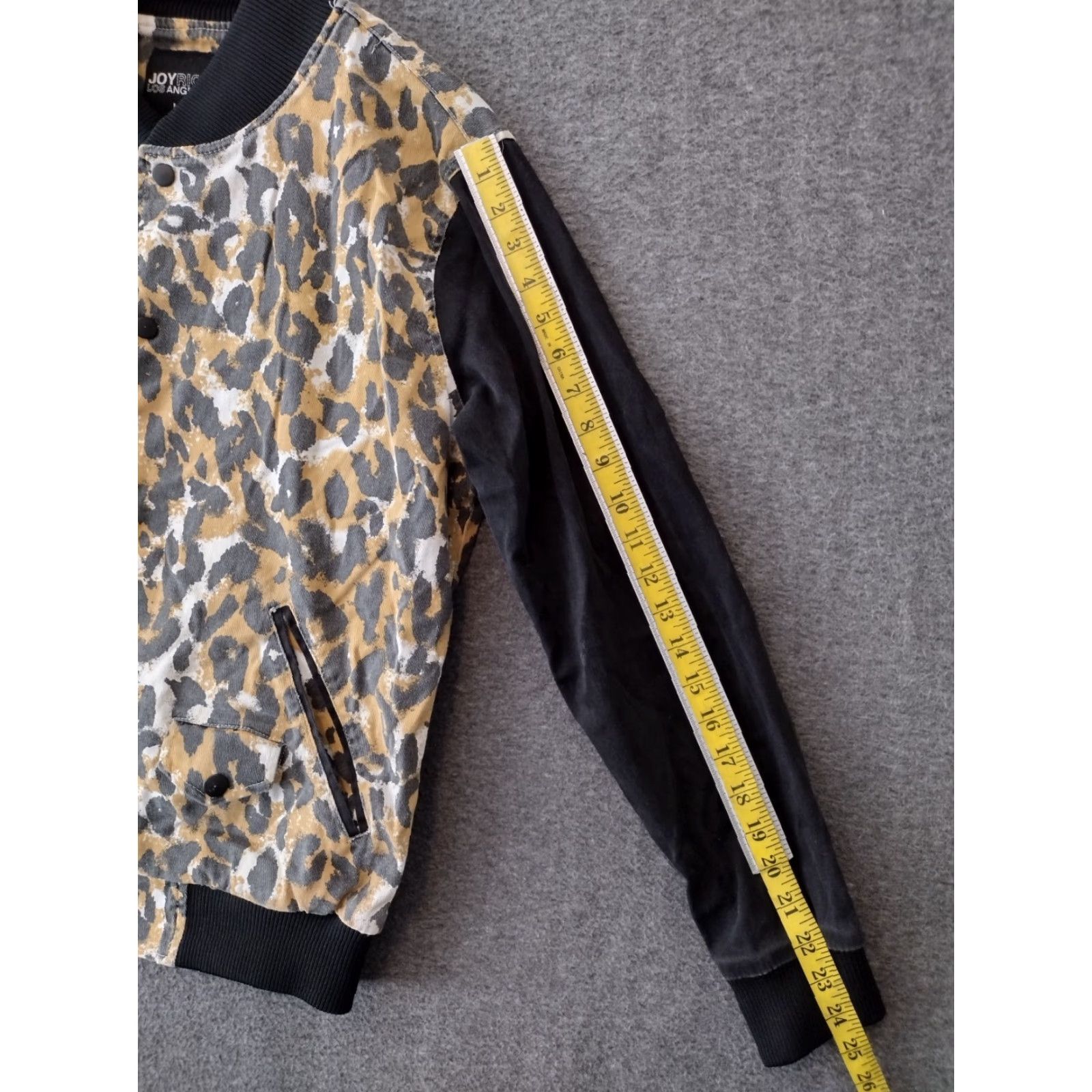 Joyrich VINTAGE JOYRICH Los Angeles Leopard Baseball Style Bomber Jacket Zip Pockets Women's M Size M / US 6-8 / IT 42-44 - 5 Thumbnail