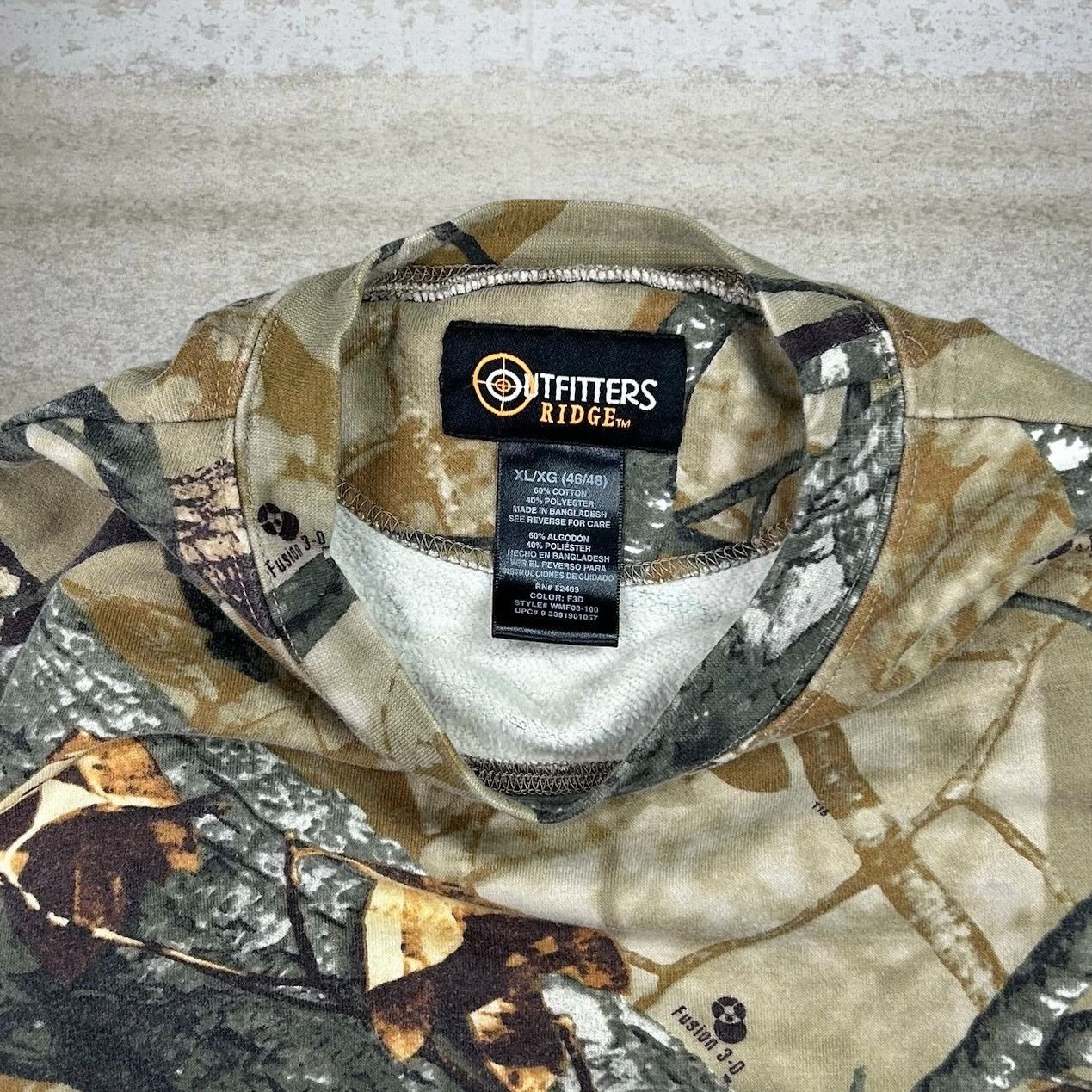 Vintage Vintage 90s Fusion 3D Sweatshirt Mens XL Camo Crewneck Size US XL / EU 56 / 4 - 3 Thumbnail