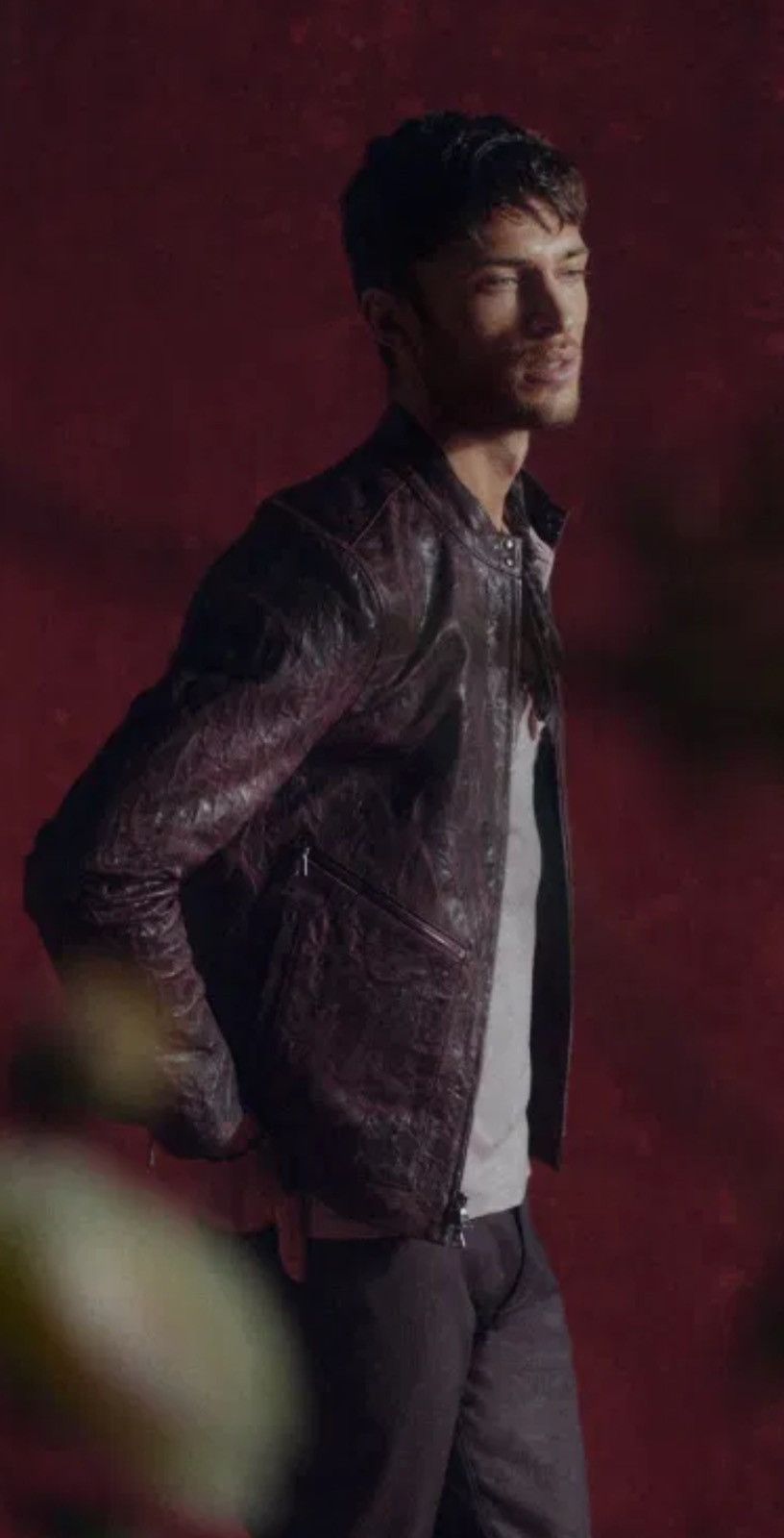 John Varvatos Vicarage racer leather jacket. Size EU 48 USA 38 Size US M / EU 48-50 / 2 - 1 Thumbnail