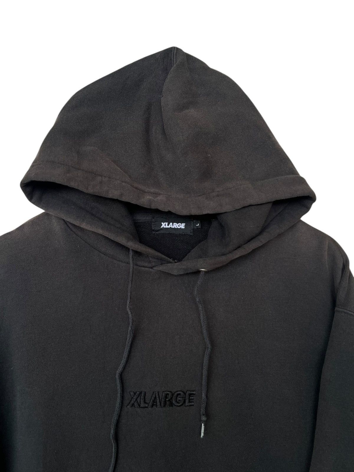 X-LARGE Vintage XLarge Black Baggy Hoodie Size US L / EU 52-54 / 3 - 4 Thumbnail