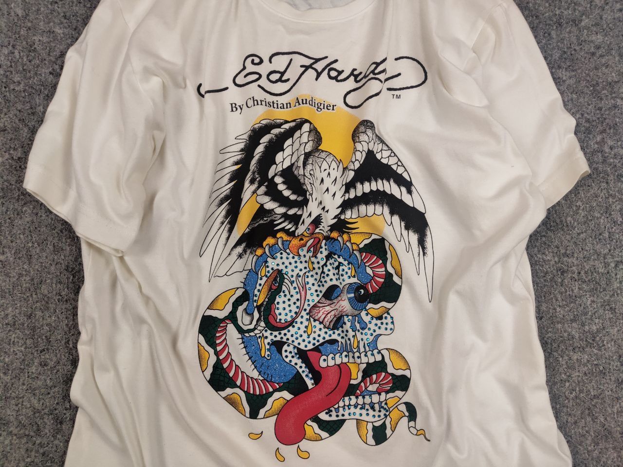 Ed Hardy Vintage Ed Hardy Christian Audigier Logo shirt Y2K Style Size US S / EU 44-46 / 1 - 6 Thumbnail