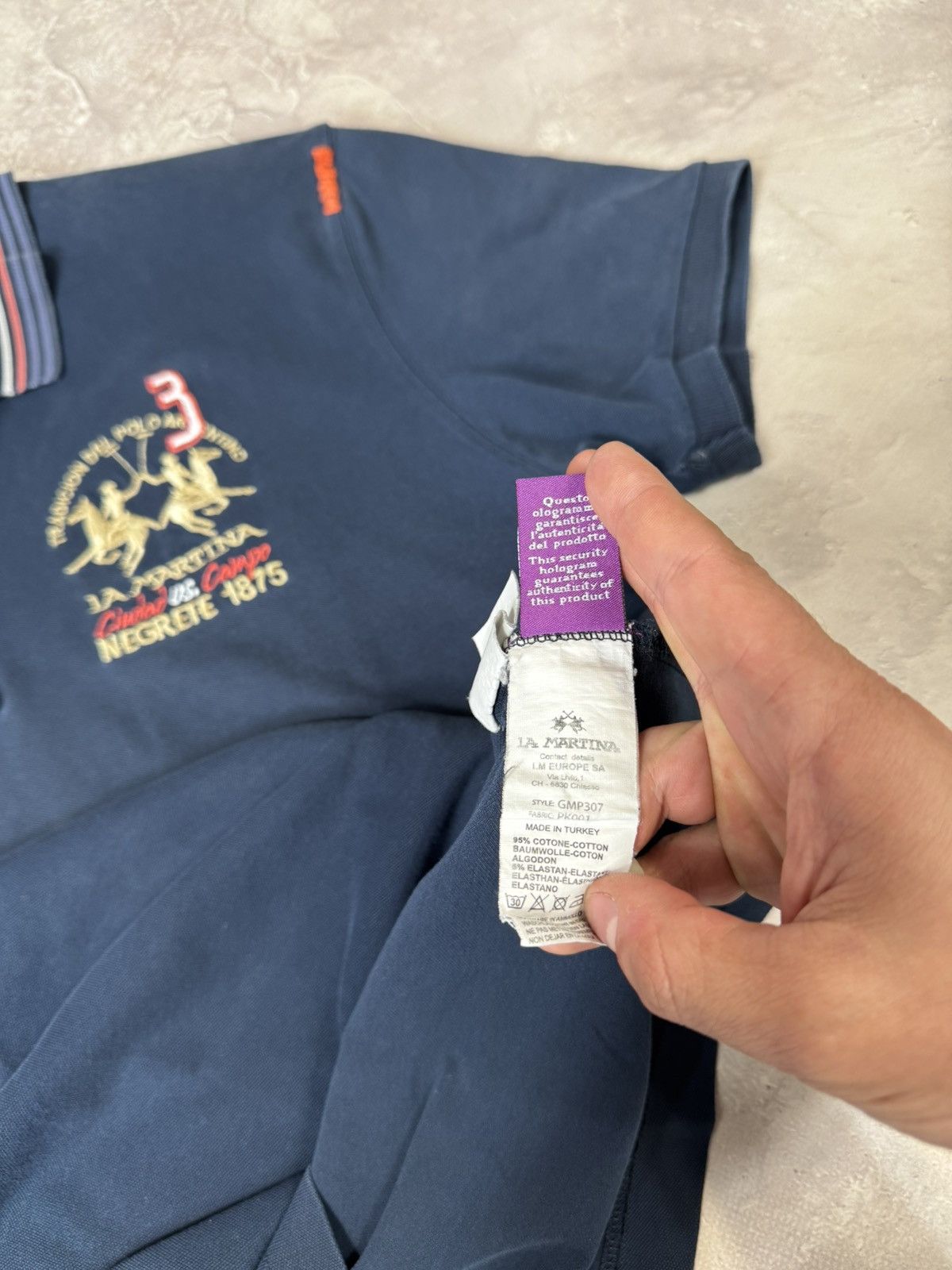Vintage Vintage La Martina Ralph Lauren Style Polo Tee Size US M / EU 48-50 / 2 - 10 Thumbnail