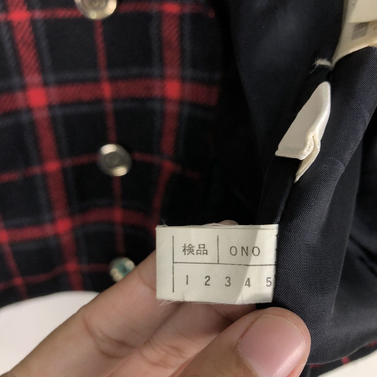 Japanese Brand 🔥Vtg Lelian Bomber Jacket Tartan Design Punk Design Japan Size US M / EU 48-50 / 2 - 16 Thumbnail