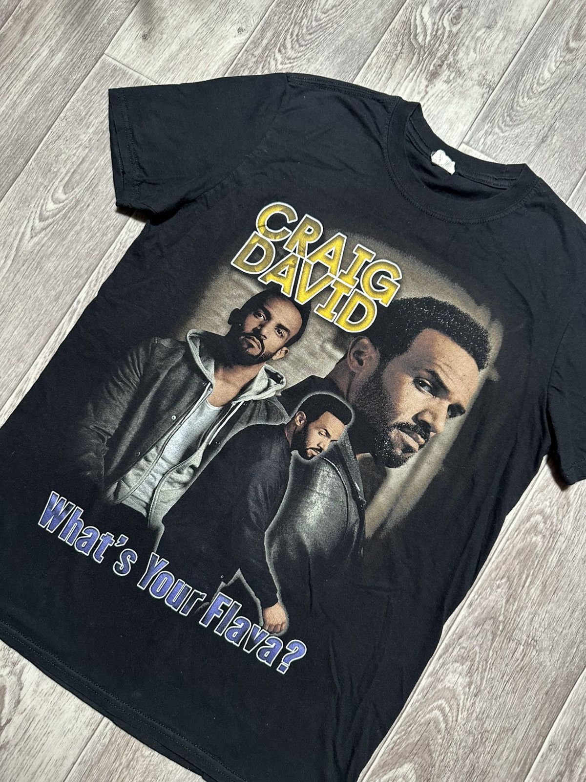 Gildan Craig David What’s Your Flava Overprinted T-shirt Size US M / EU 48-50 / 2 - 3 Thumbnail