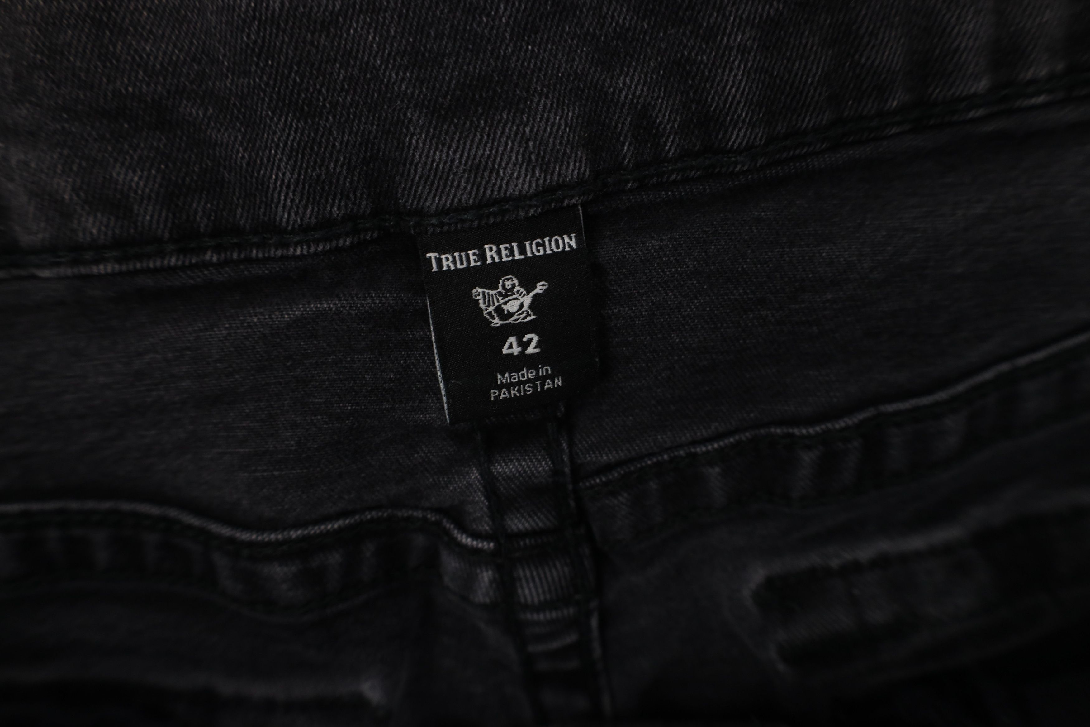 True Religion True Religion Rocco Relaxed Fit Skinny Leg Denim Jeans Black Size US 42 / EU 58 - 7 Thumbnail