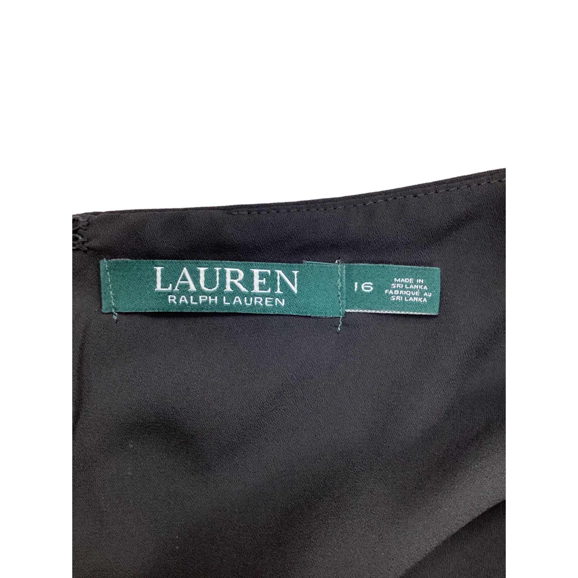 Lauren Ralph Lauren Lauren Ralph Lauren SKU 557 Womens Black Shift Dress Size 16 Size XXL / US 16-18 / IT 52-54 - 5 Thumbnail