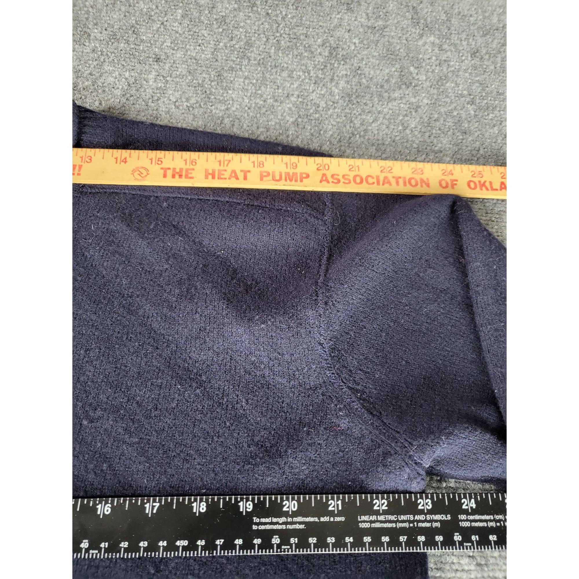 Zara Zara Sport V Neck Sweater Men Sz XL Wool Blue Tight Knit Cas Size US XL / EU 56 / 4 - 4 Thumbnail