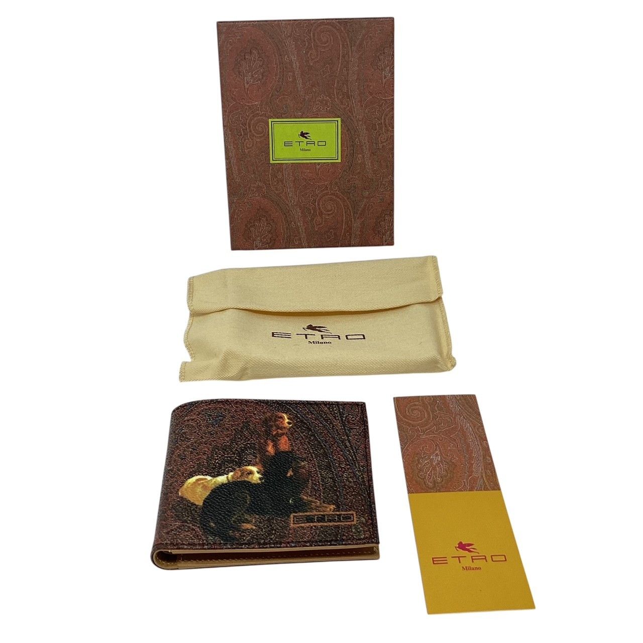 Etro Etro Arnica Bifold Paisley Wallet Dog-Themed Made in Italy Size ONE SIZE - 10 Thumbnail