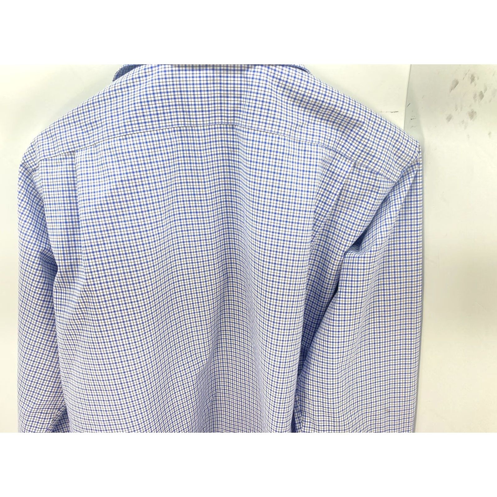 Ralph Lauren Ralph Lauren Dress Shirt Men Long Sleeve Non Iron Blue Check 15.5/35 M Size 40R - 7 Thumbnail